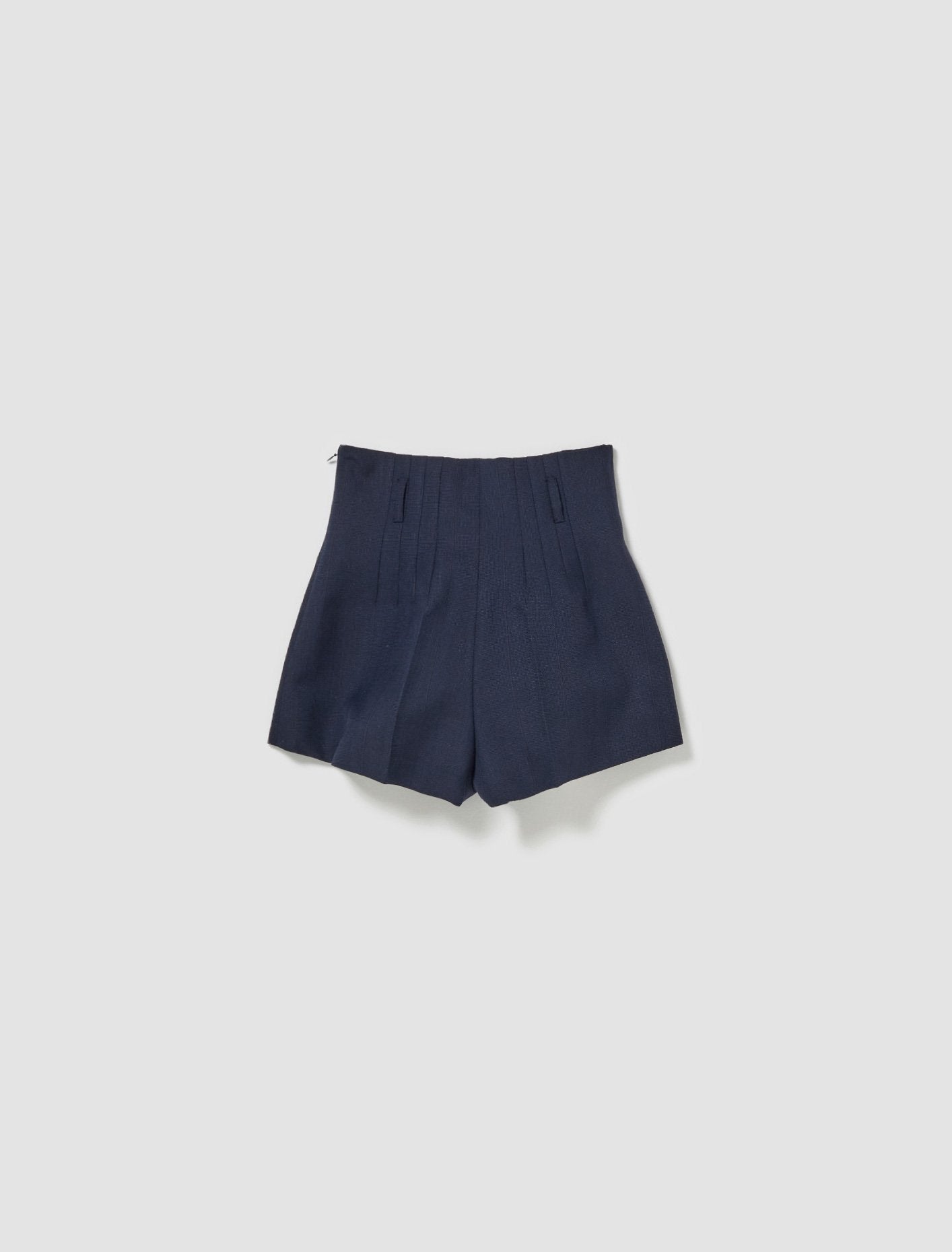 Wool Shorts in Navy