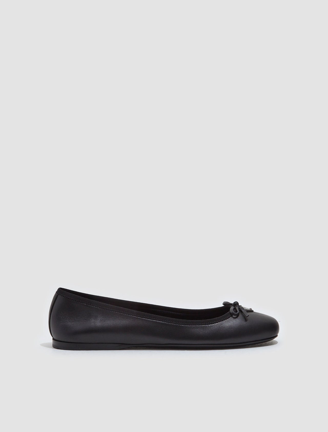 Nappa Leather Ballerinas in Black