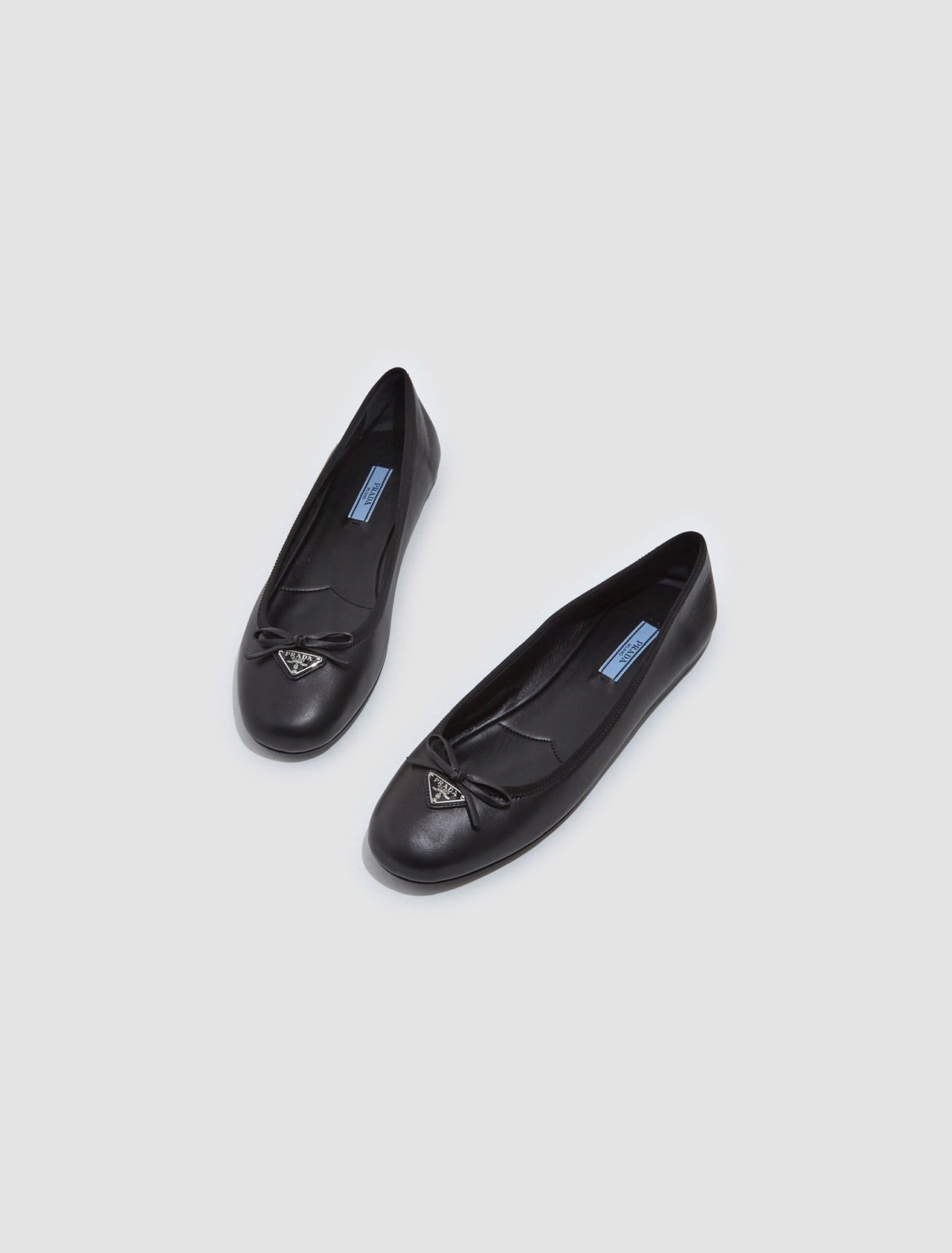 Nappa Leather Ballerinas in Black