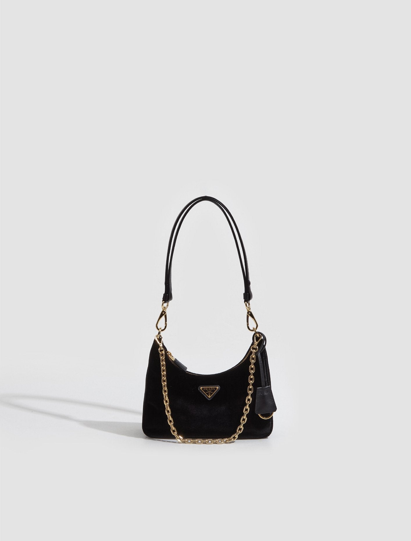 Velvet Mini Bag in Black