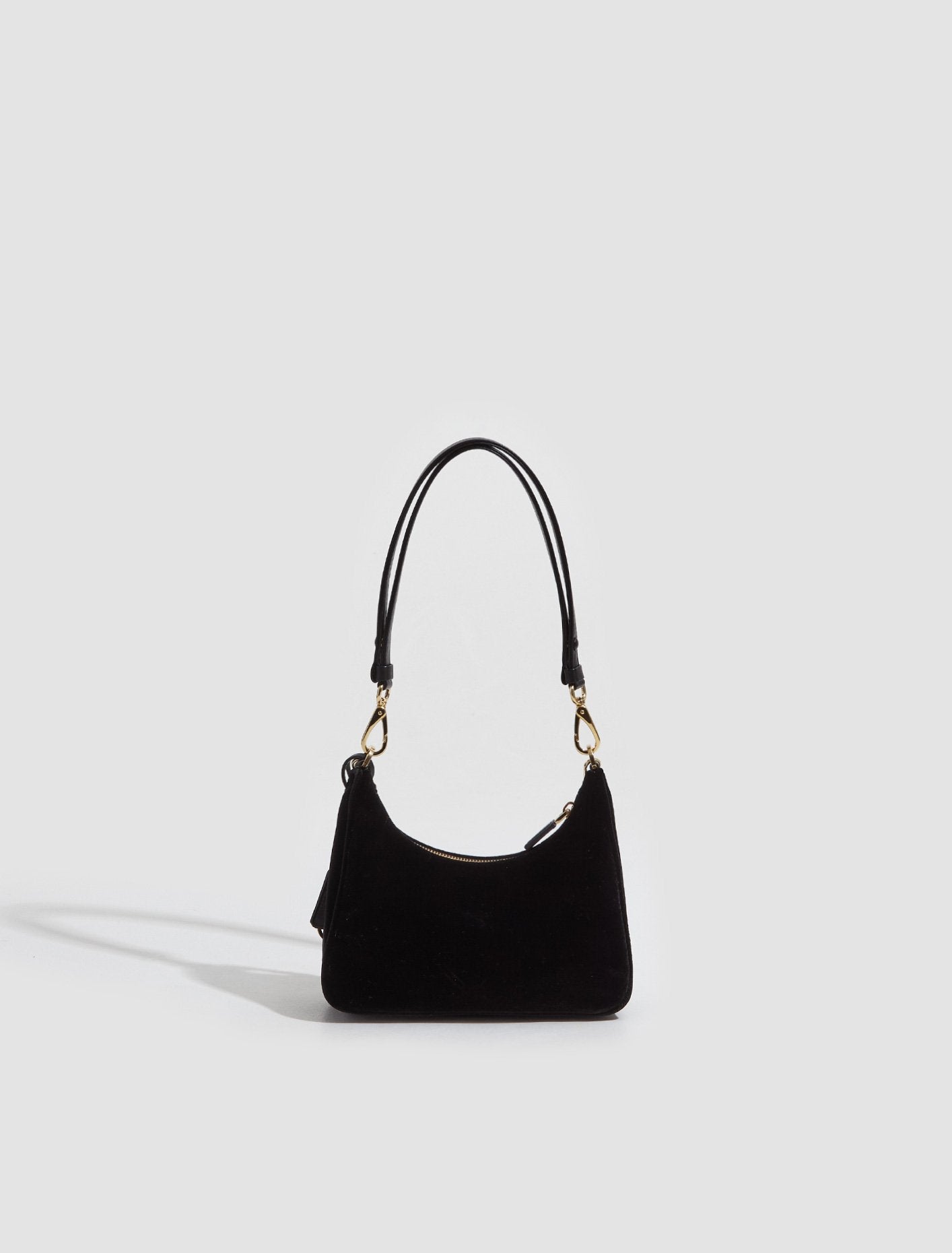 Velvet Mini Bag in Black