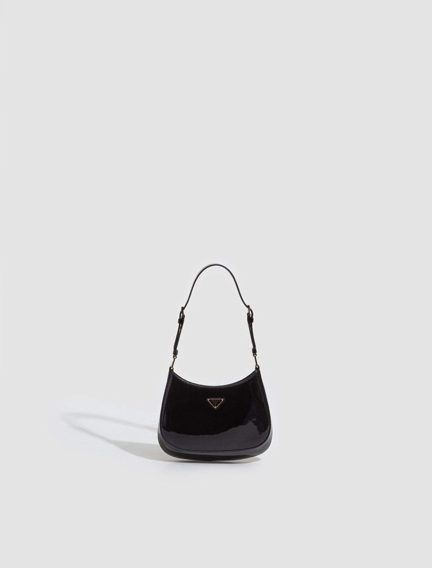 Cleo Patent Leather Bag in Black