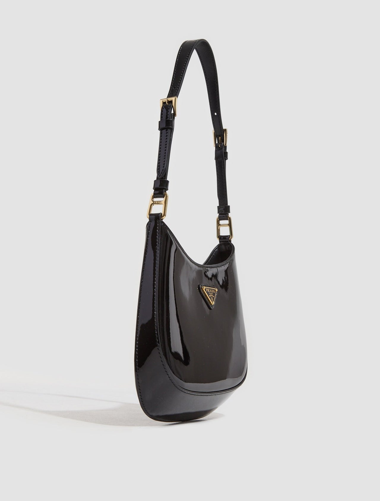 Cleo Patent Leather Bag in Black