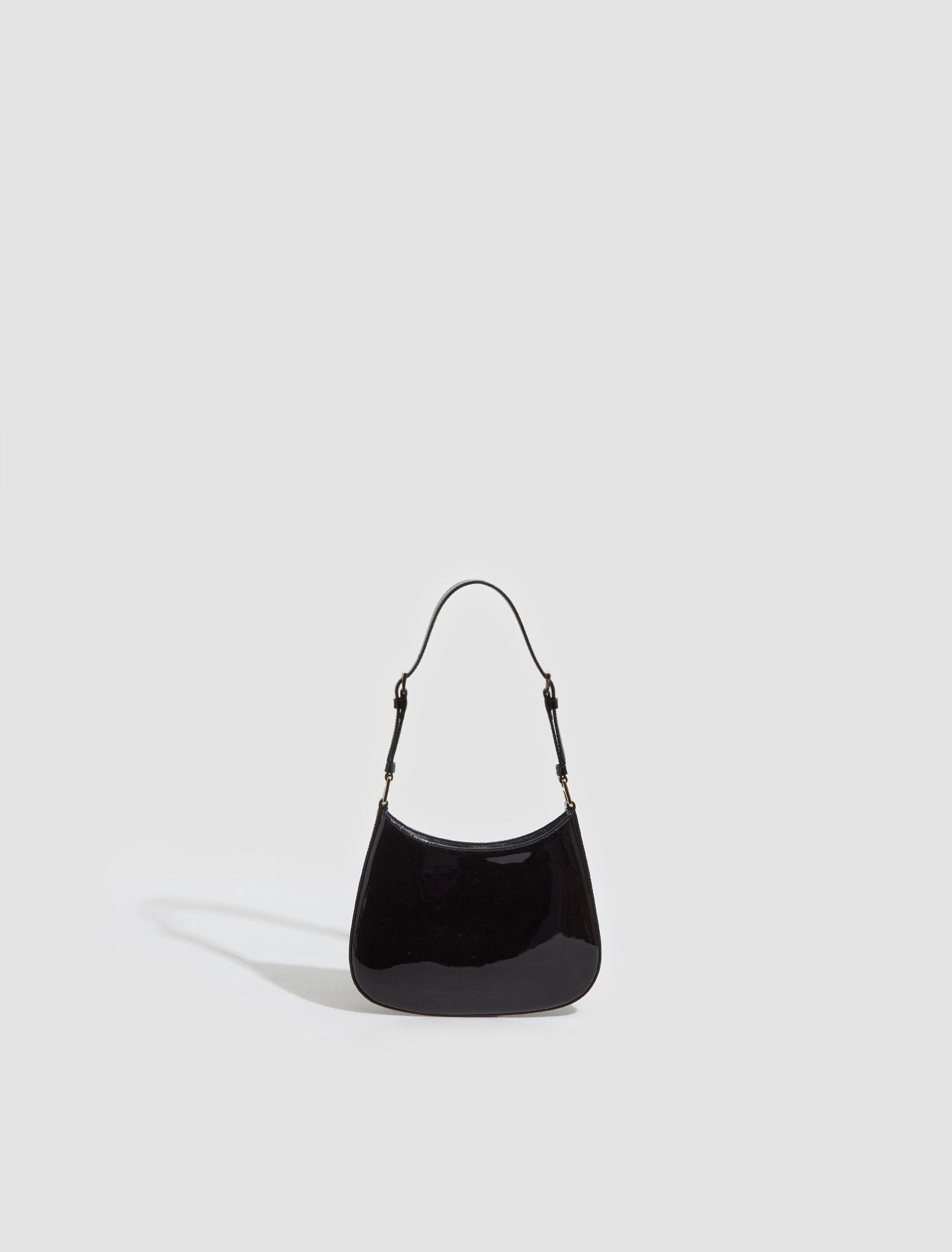 Cleo Patent Leather Bag in Black