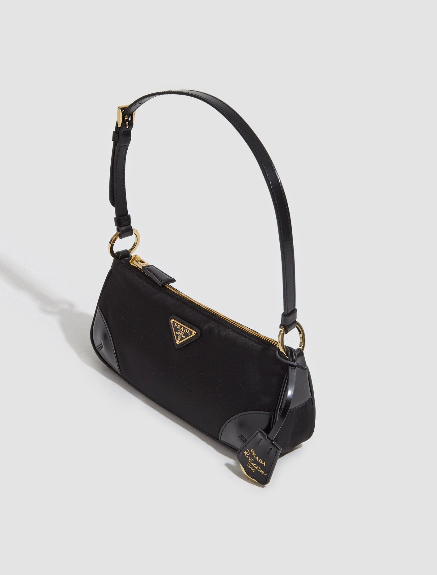 Prada Re-Edition 2002 Re-Nylon and Brushed Leather Shoulder Bag