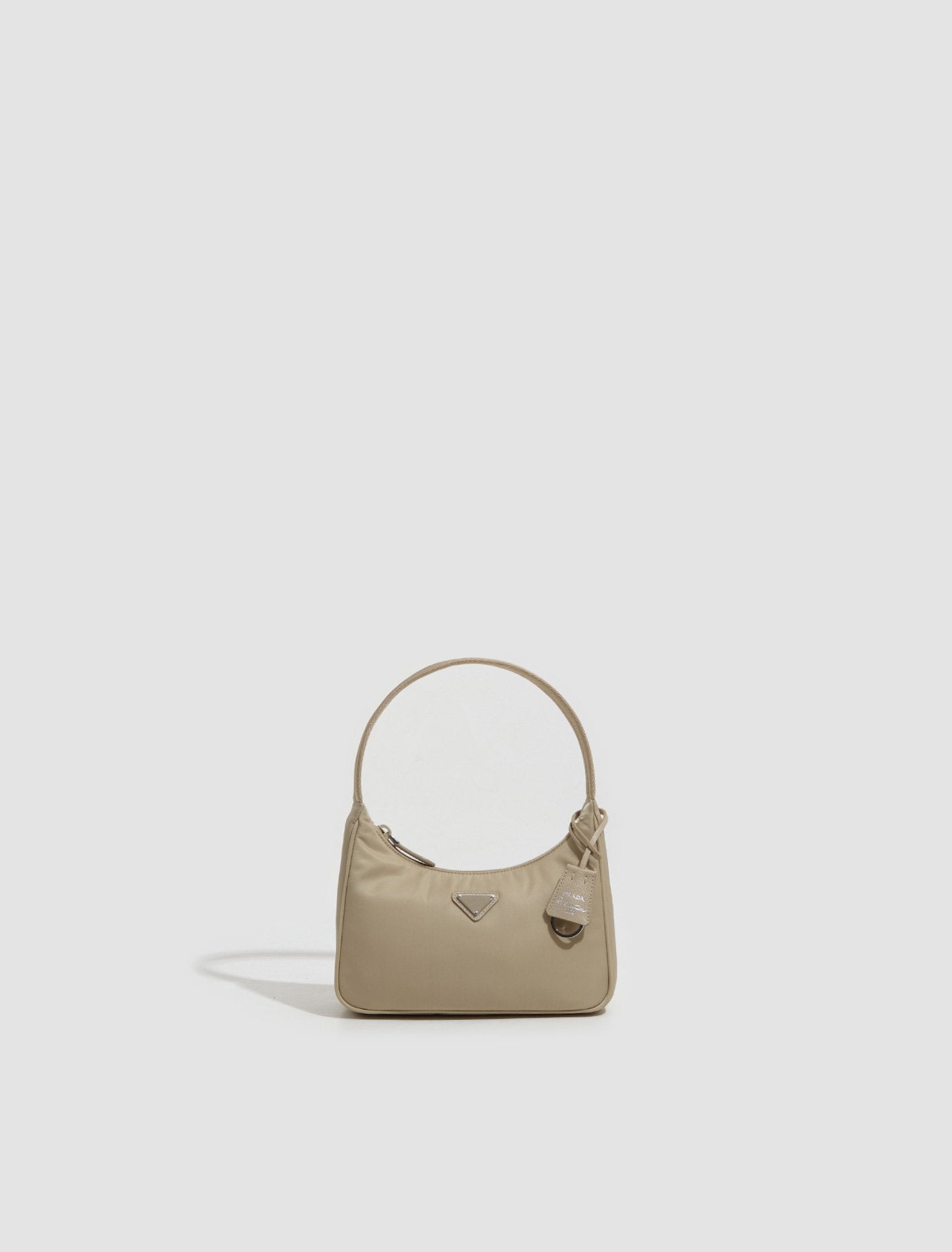 Re-Nylon Re-Edition 2000 Mini-Bag in Desert Beige