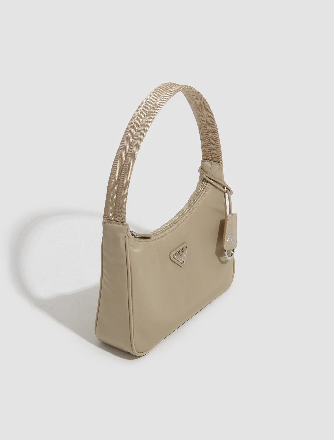 Re-Nylon Re-Edition 2000 Mini-Bag in Desert Beige