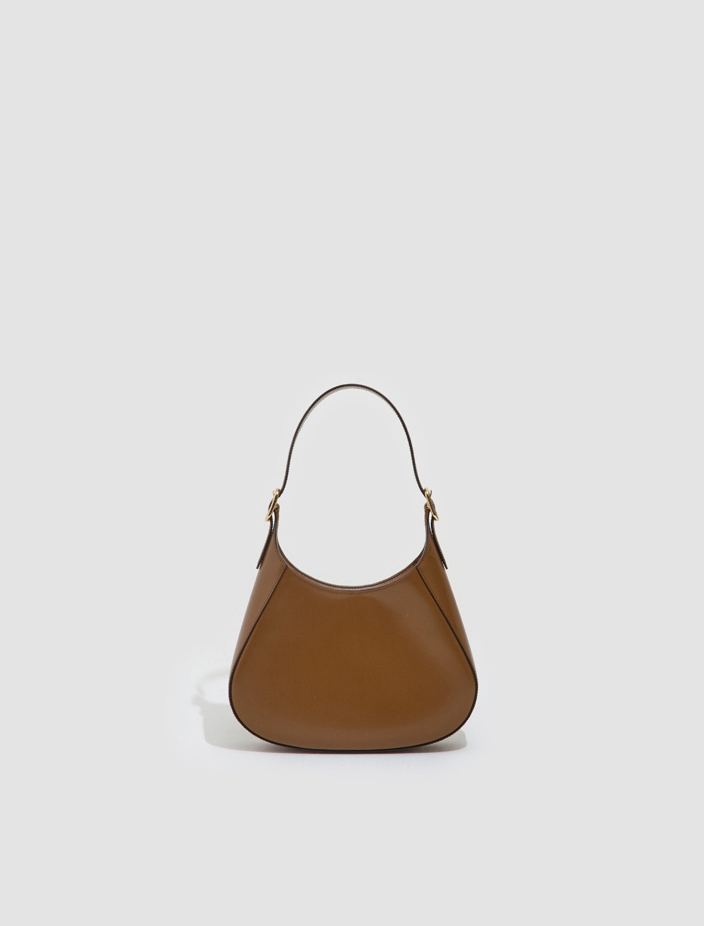 Leather Shoulder Bag in Cinnamon