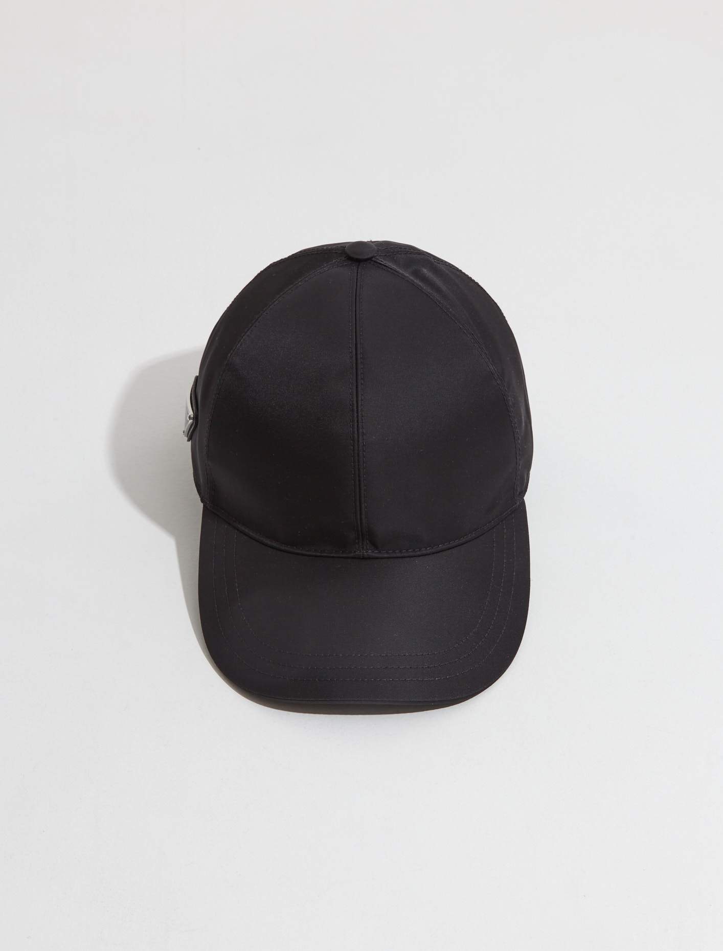 Re-Nylon Baseball Cap in Black