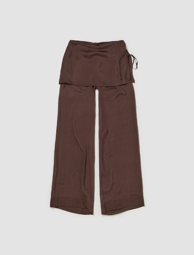 Silk Archive Pants in Brown