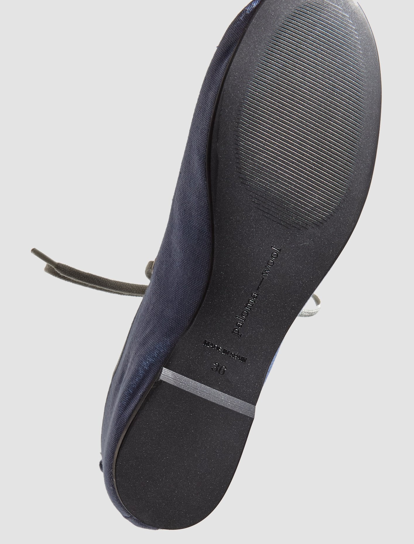 Pina Lace-Up Ballerina in Blue