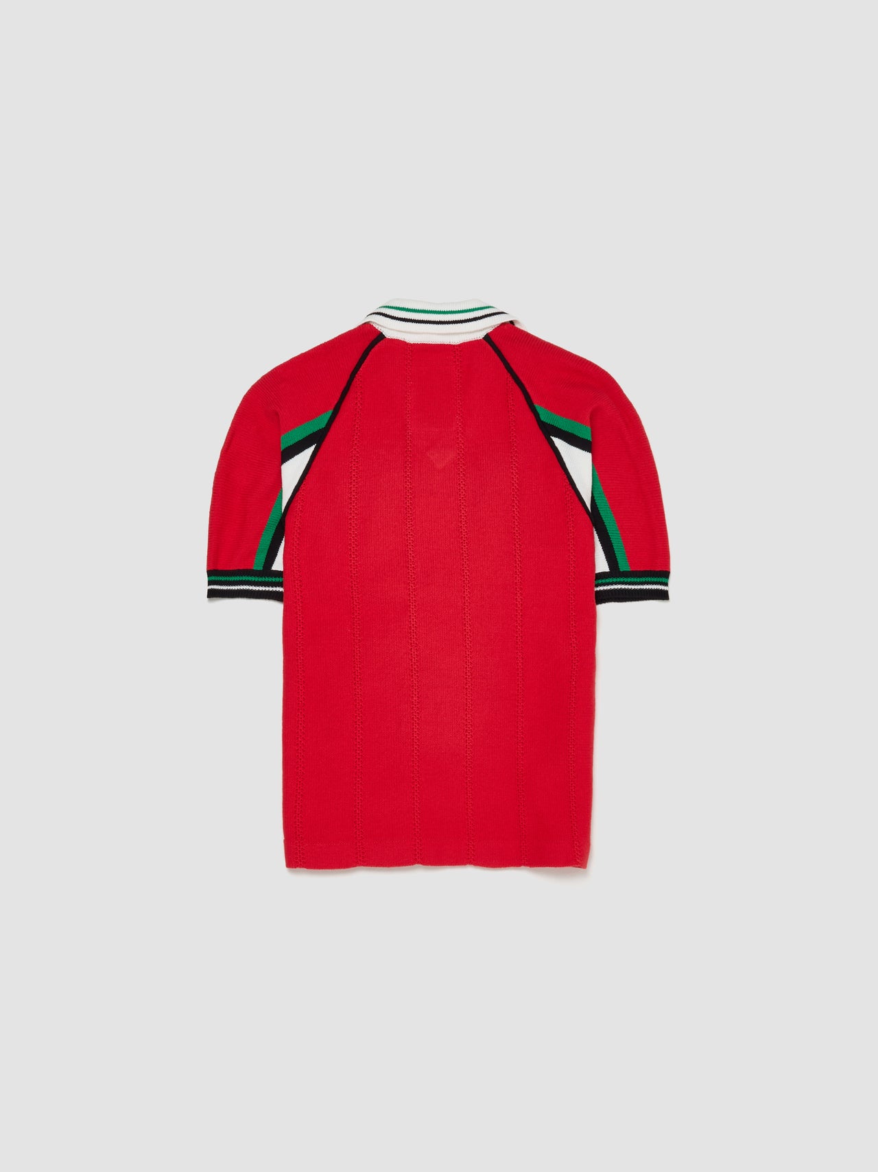 Knitting Soccer Jersey in Red