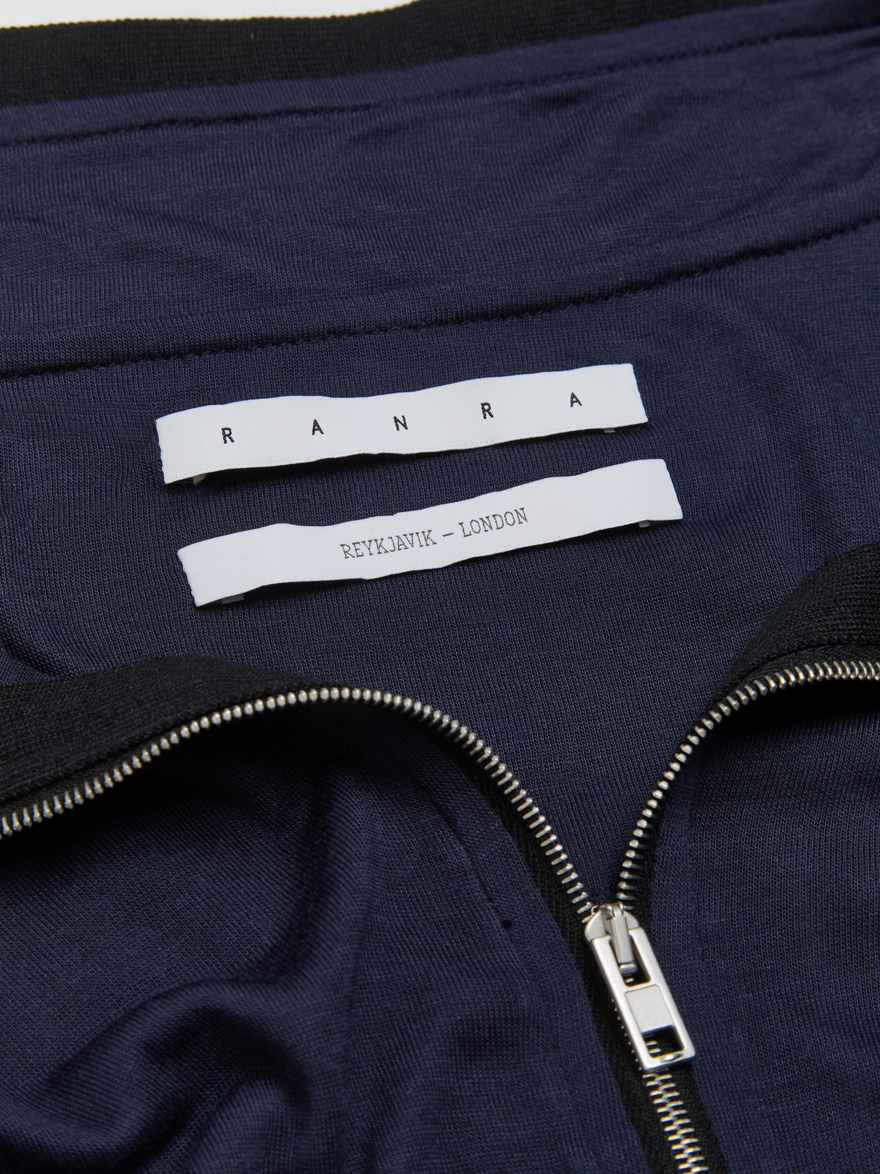 Sidur Long Sleeve Half-Zip Top in Navy