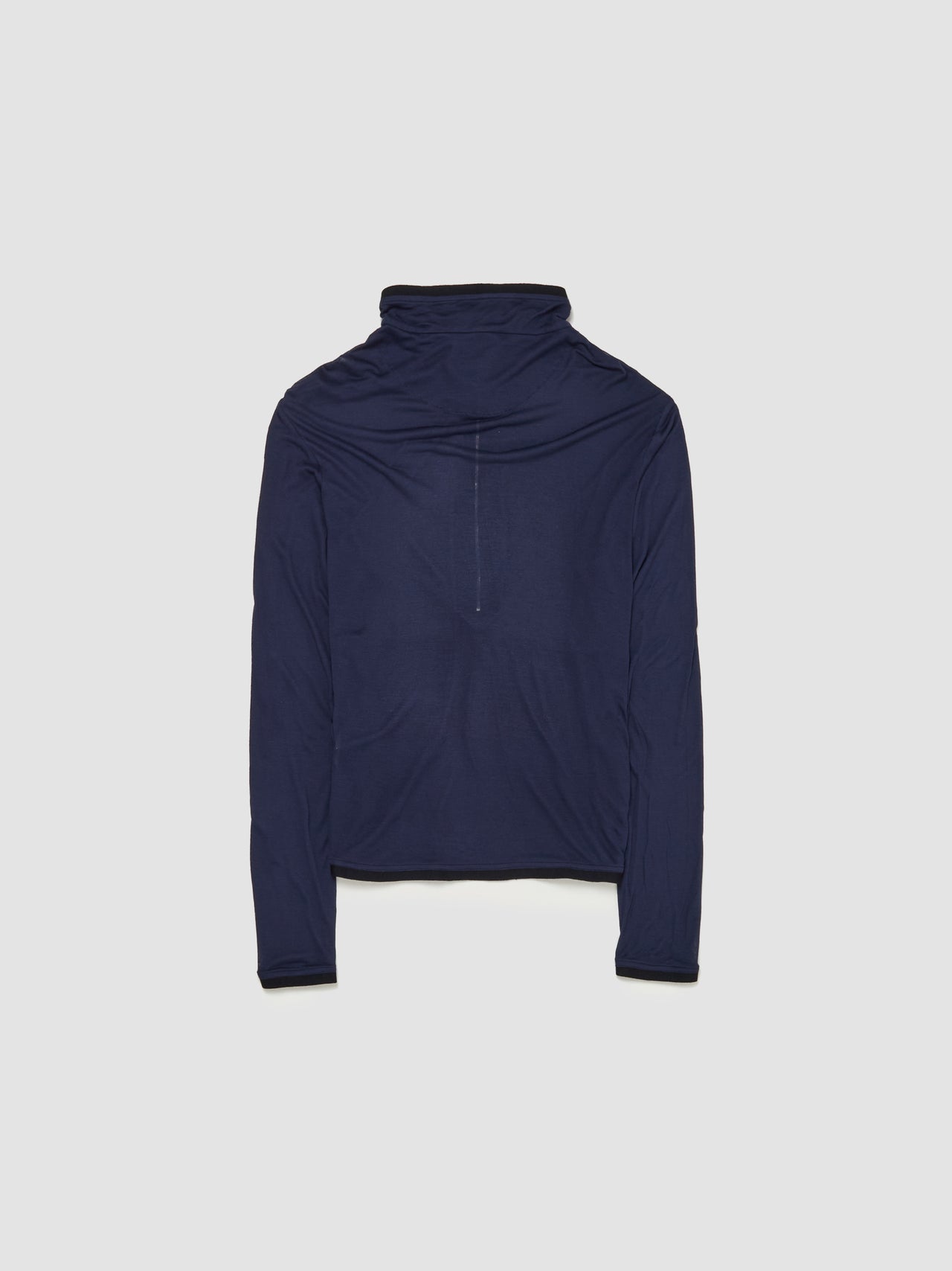 Sidur Long Sleeve Half-Zip Top in Navy