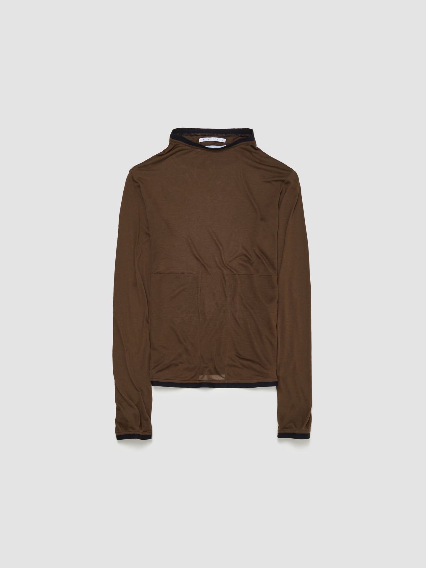 Langur Long Sleeve Top in Chocolate