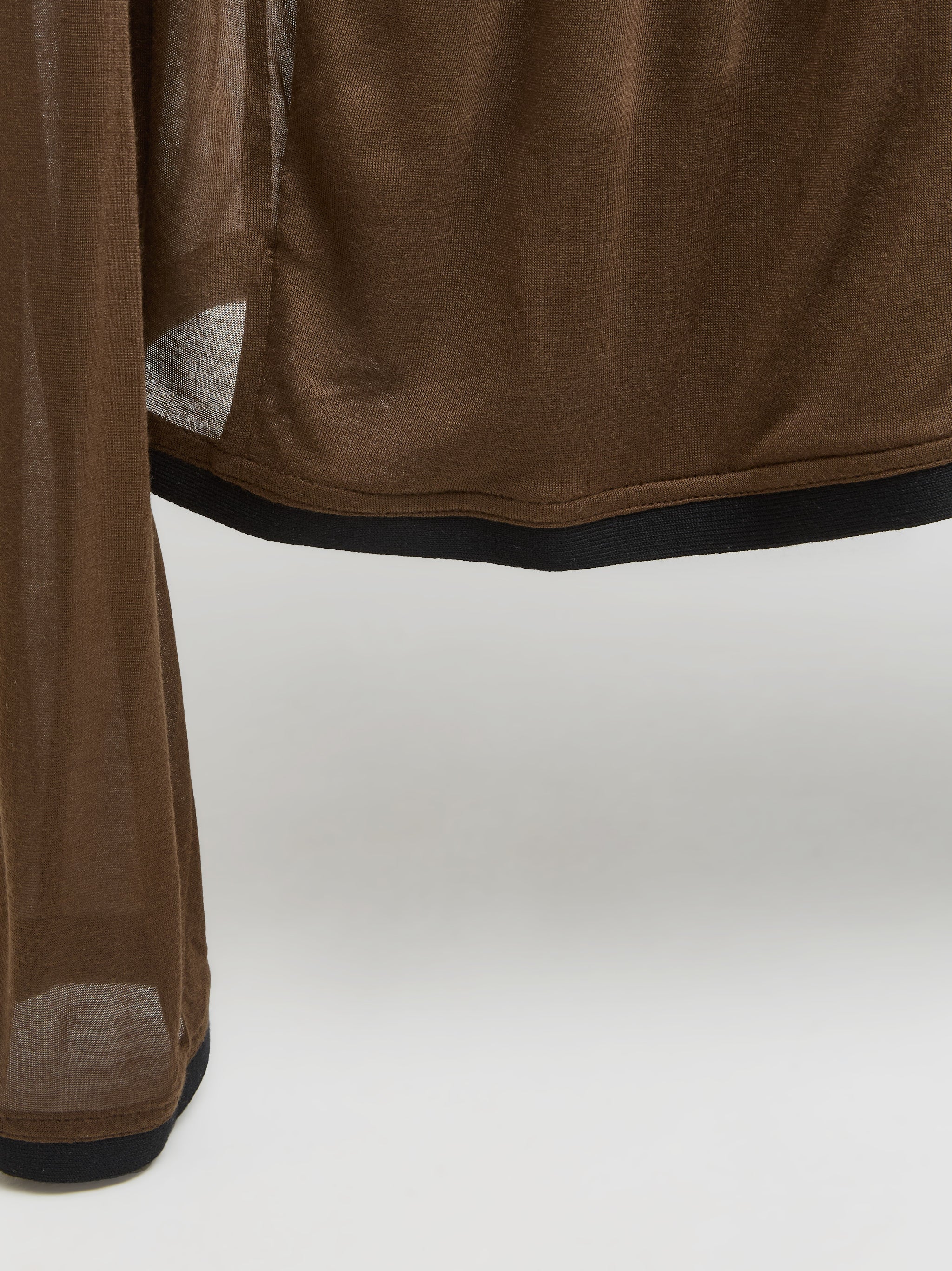 Langur Long Sleeve Top in Chocolate