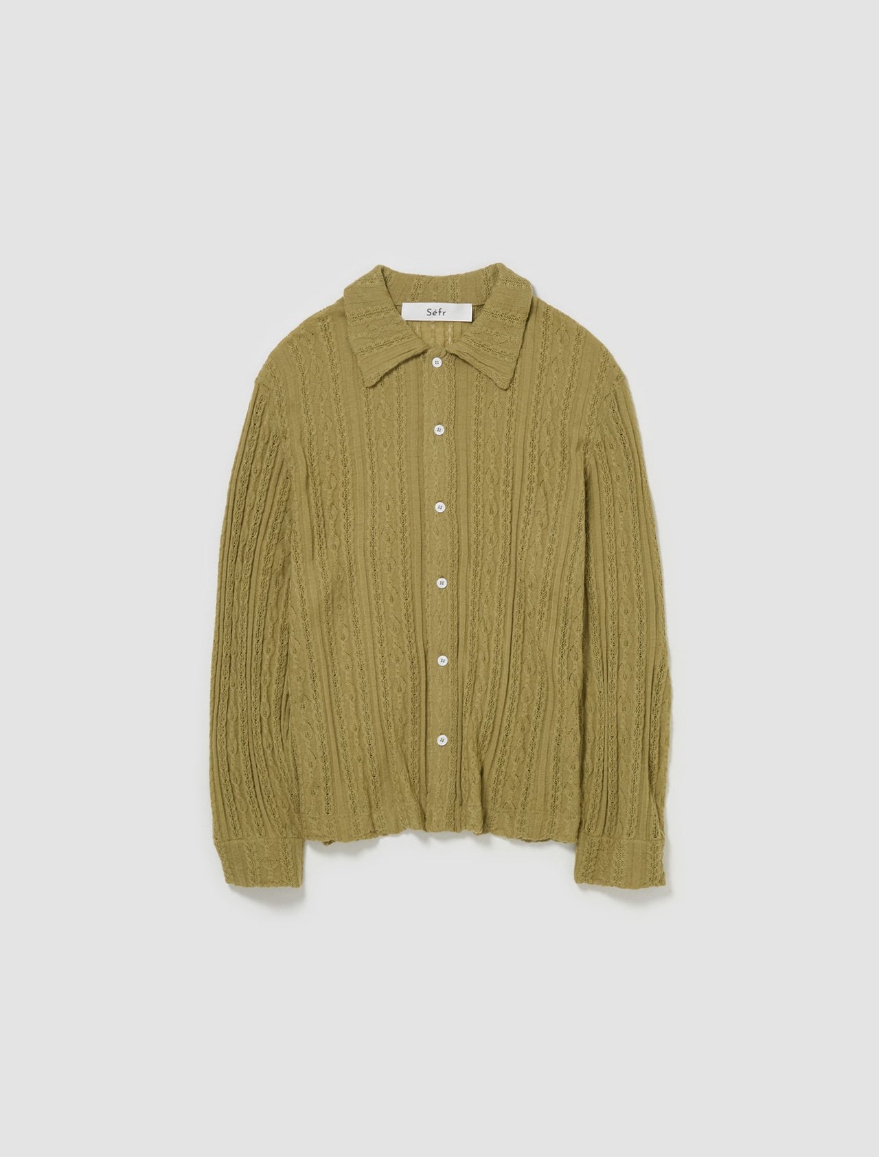 Riku Shirt in Fine Mint Wool