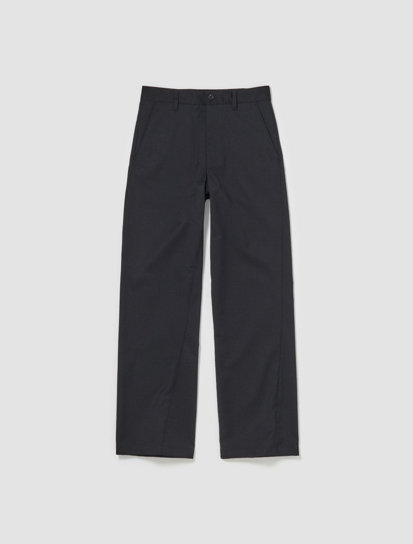 Wide Twist Trousers in Black