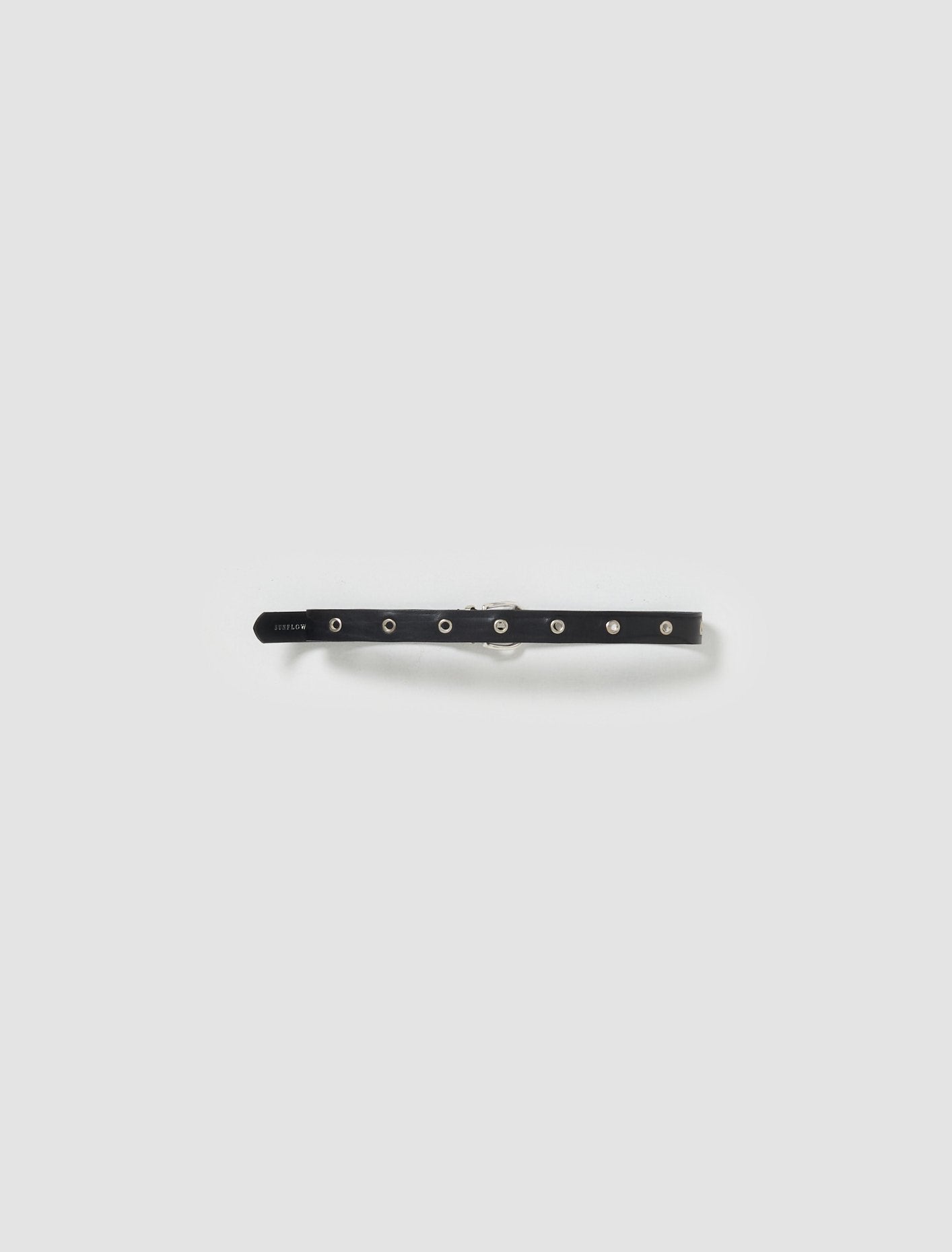 Eyelet Belt 3cm in Washed Black