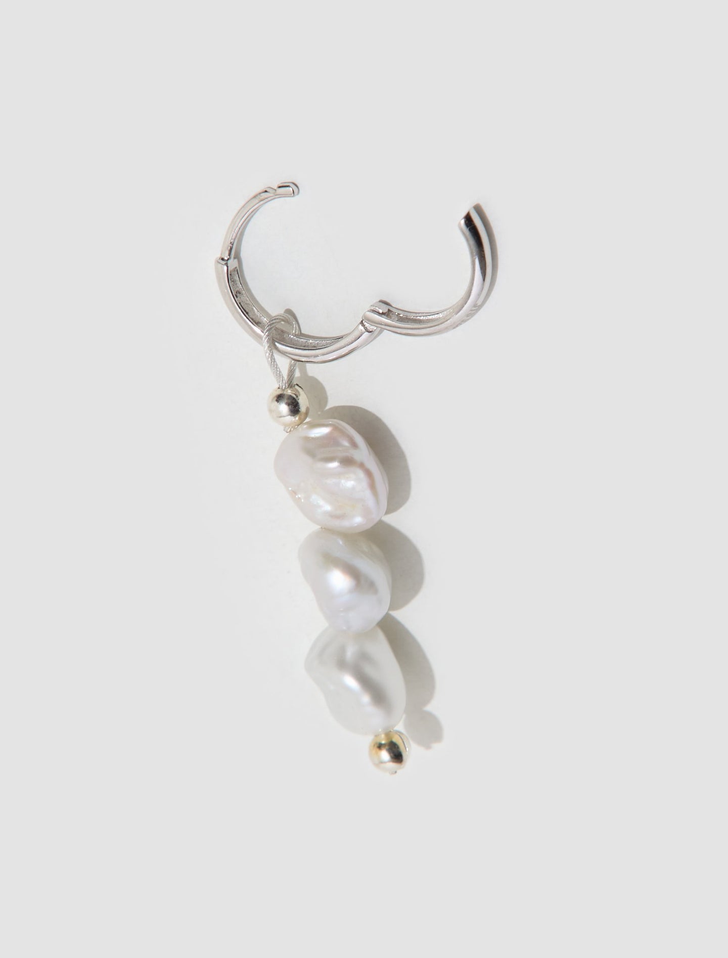 Baba Triple Baby Earring in Pearl