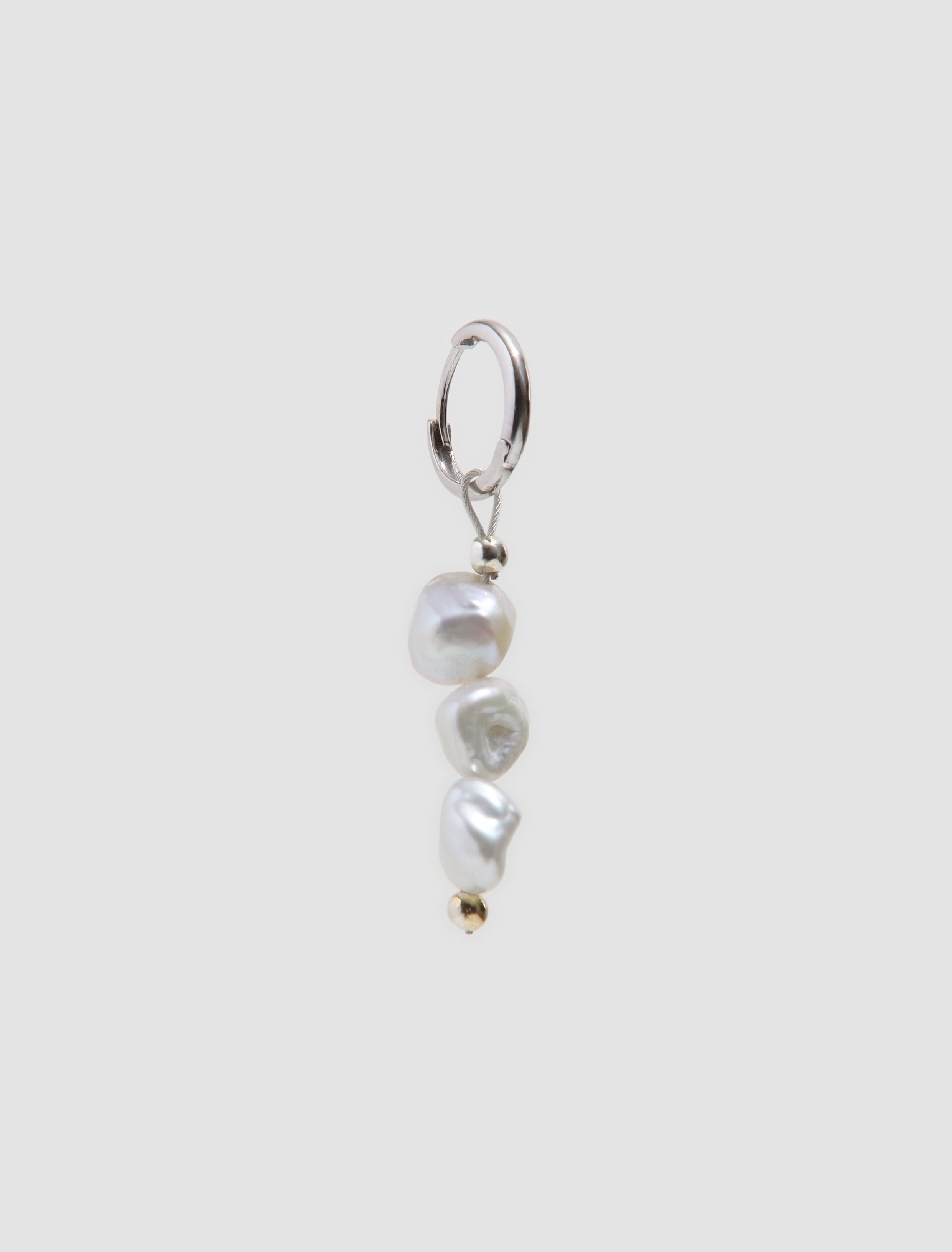 Baba Triple Baby Earring in Pearl