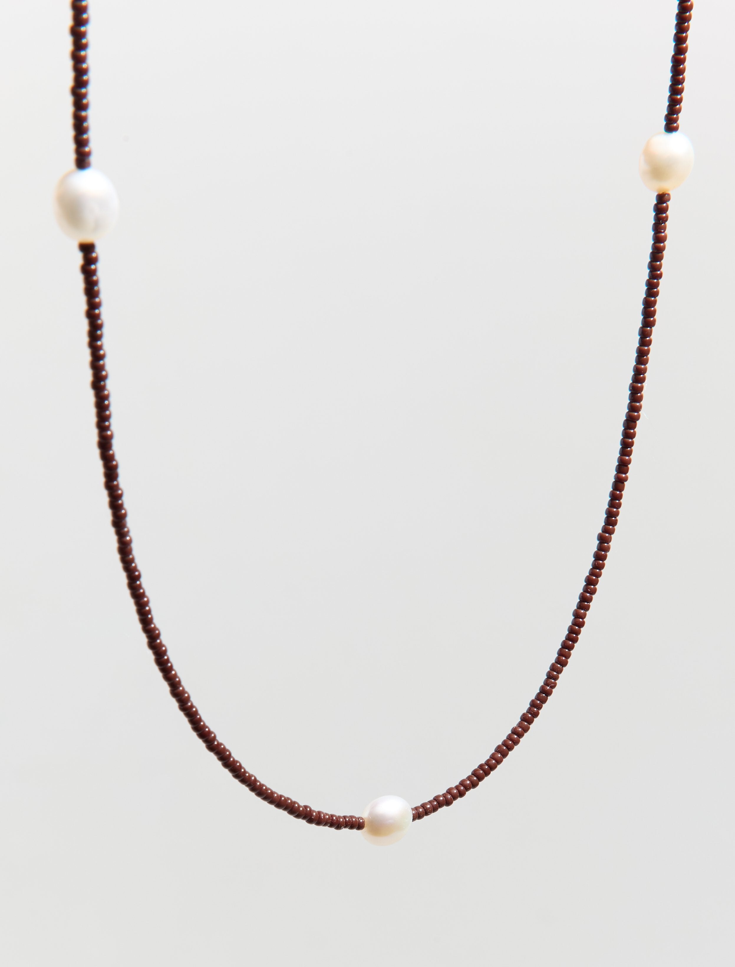 Shoom Necklace in Brown