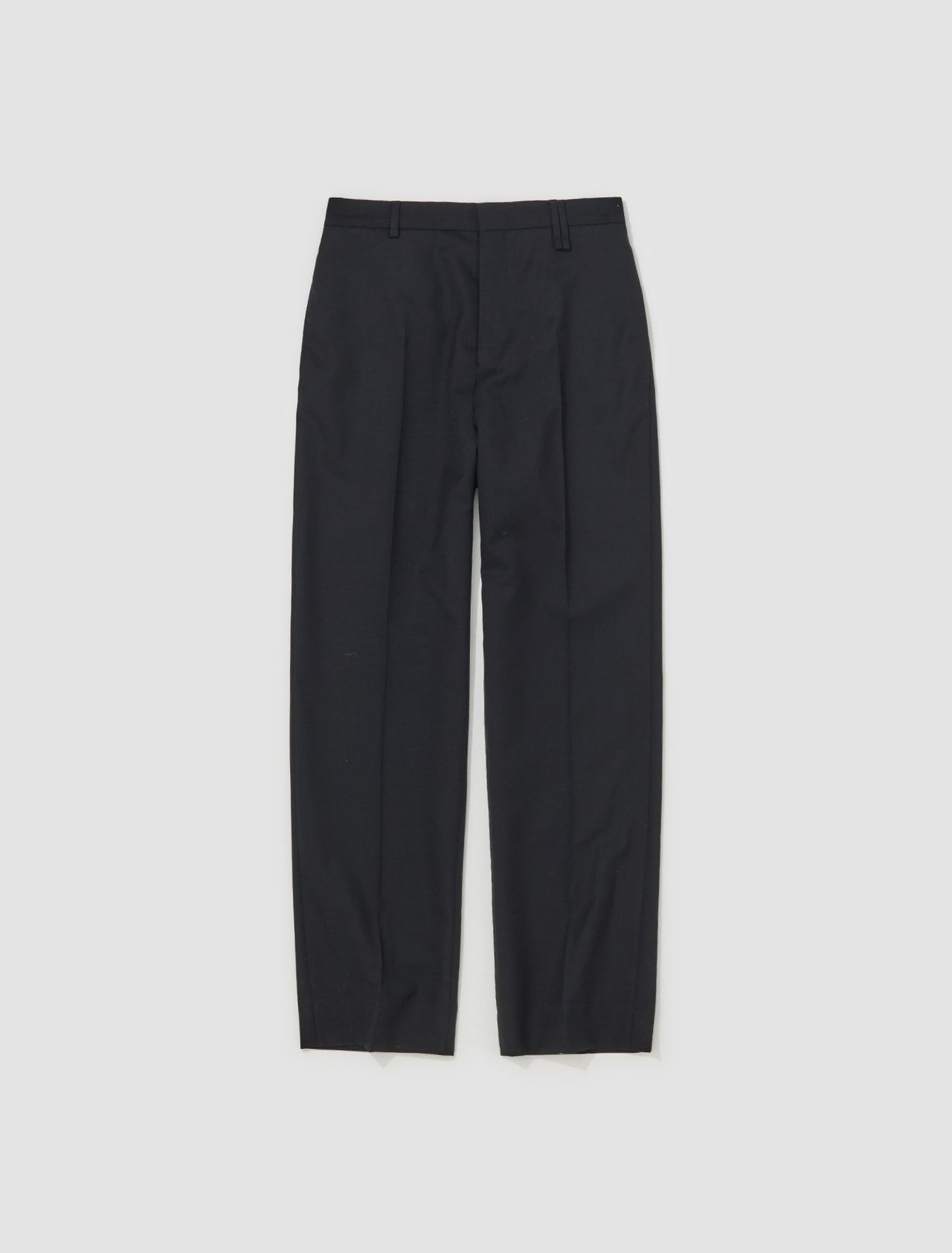 Straight Leg Trousers in Black