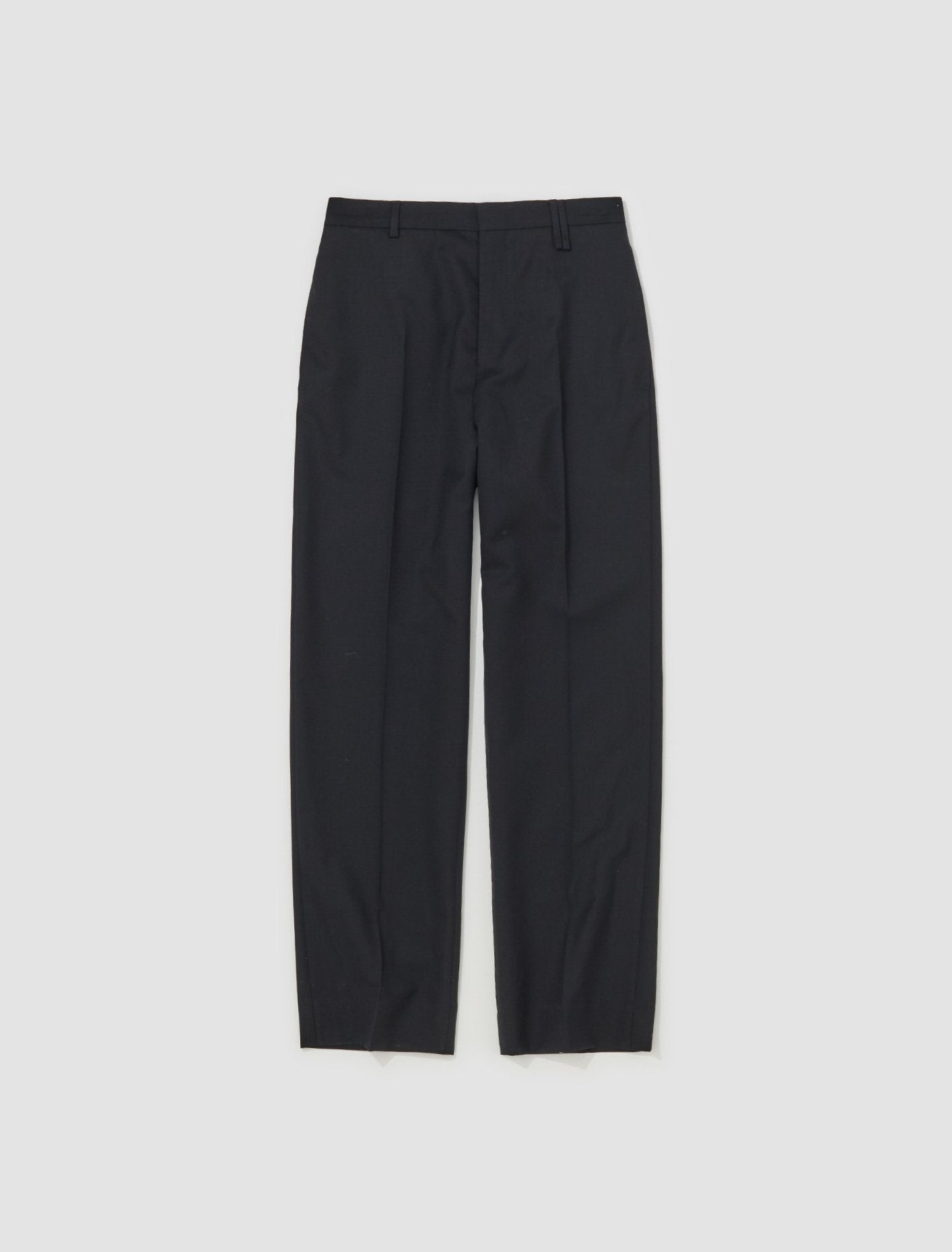 Straight Leg Trousers in Black