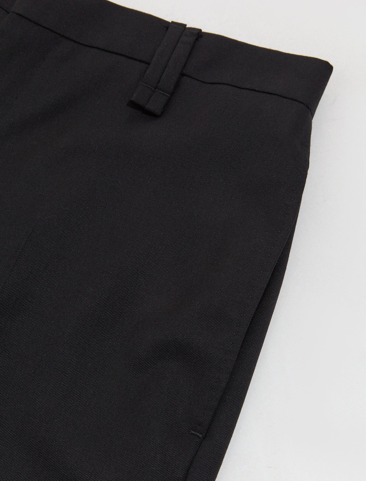 Straight Leg Trousers in Black