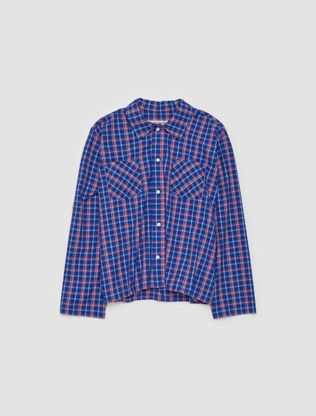 Overshirt in Blue Check
