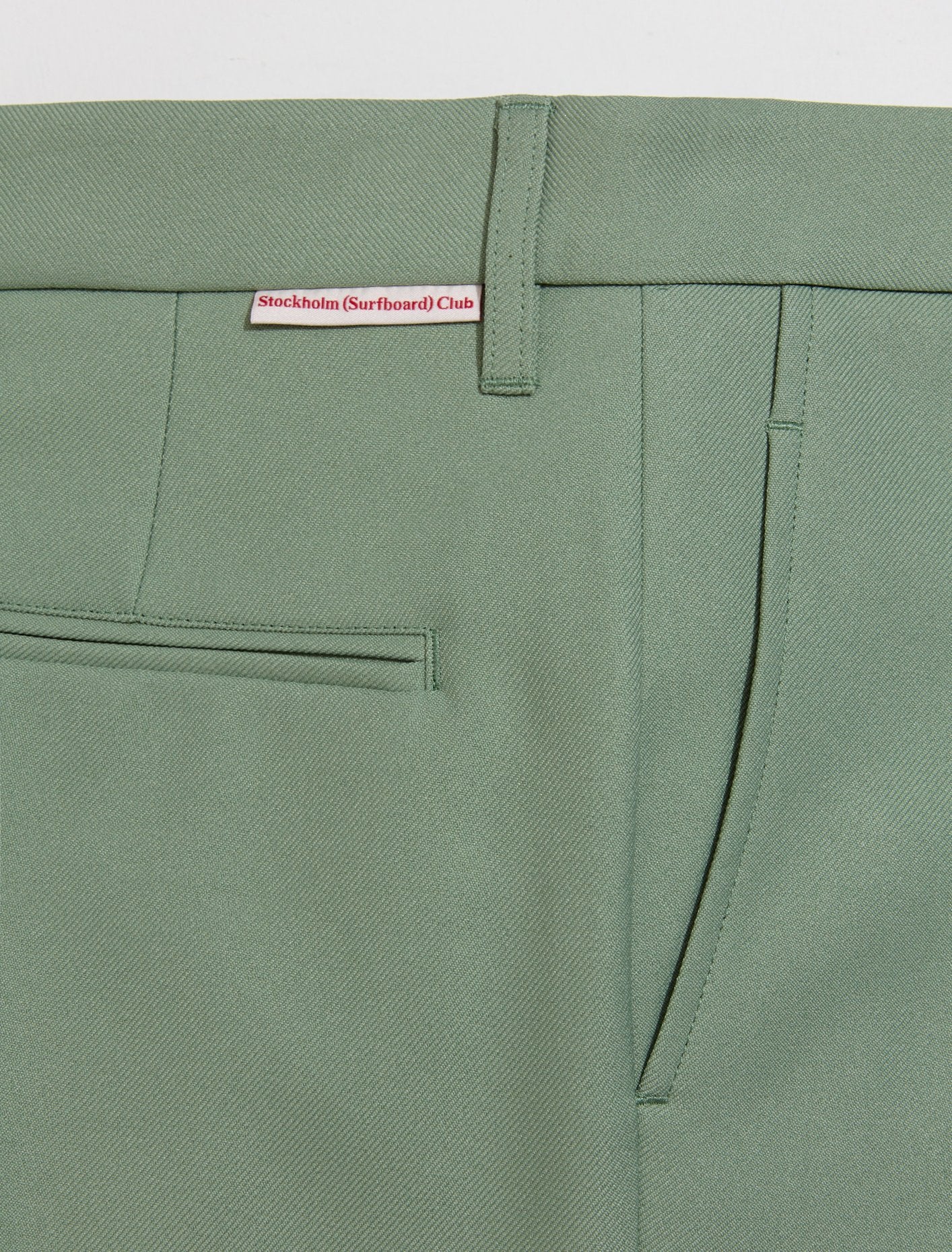 Sune Bootcut Trousers in Green