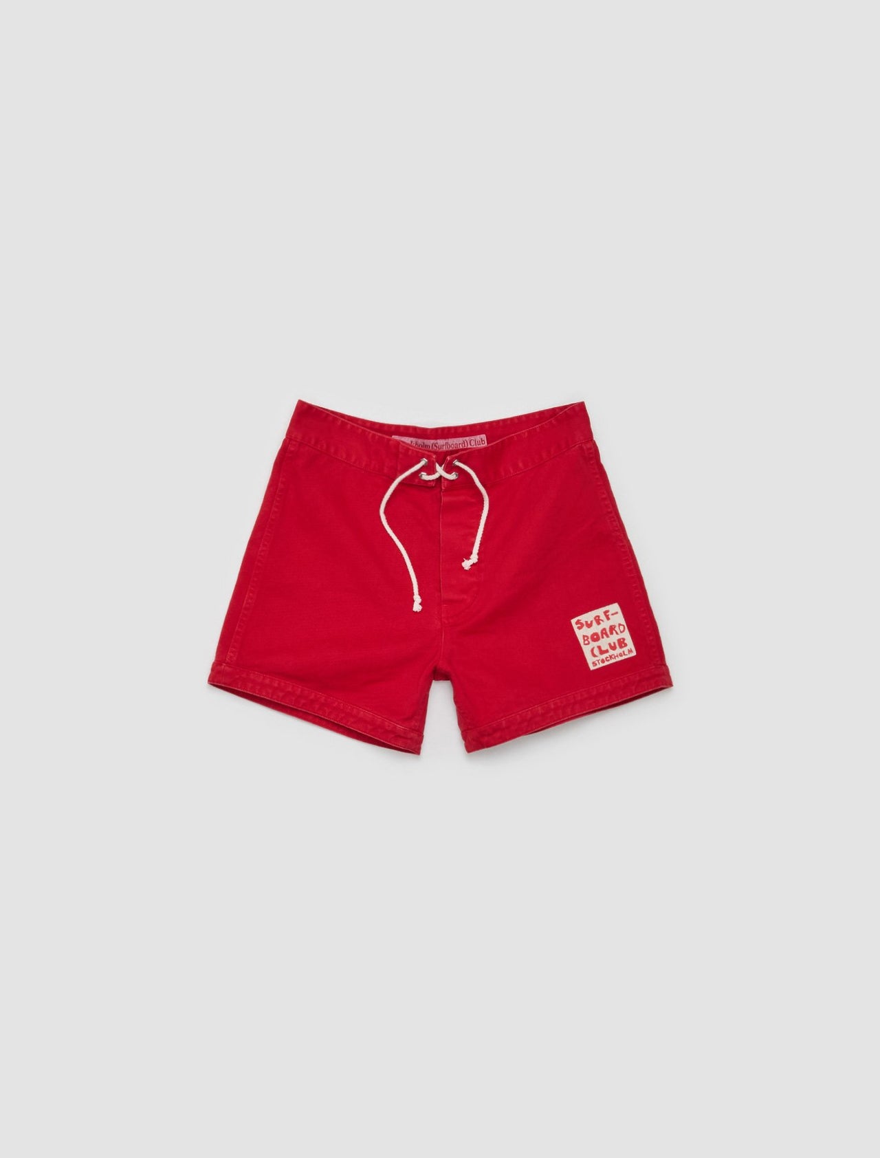 Cotton Shorts in Red