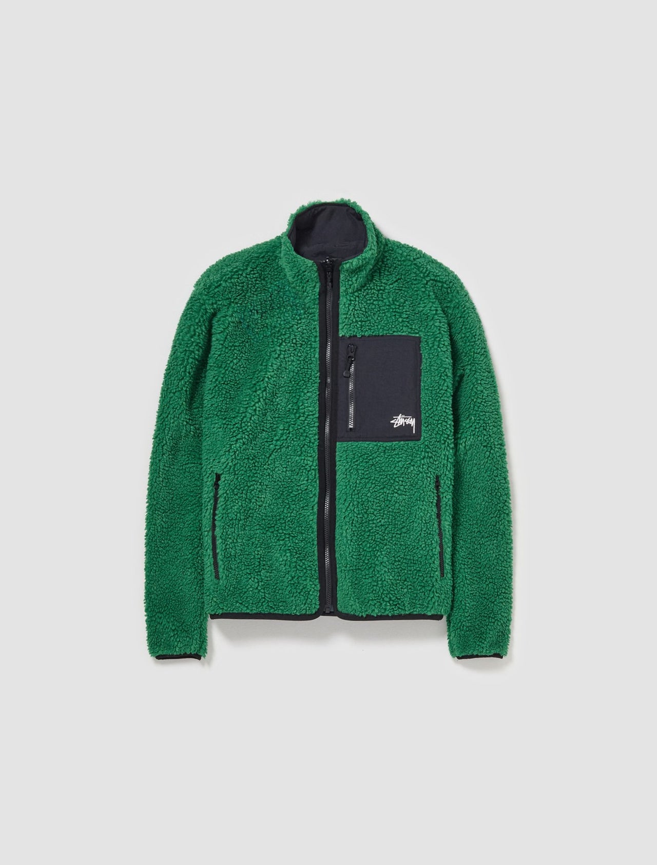 Sherpa Reversible Jacket in Green