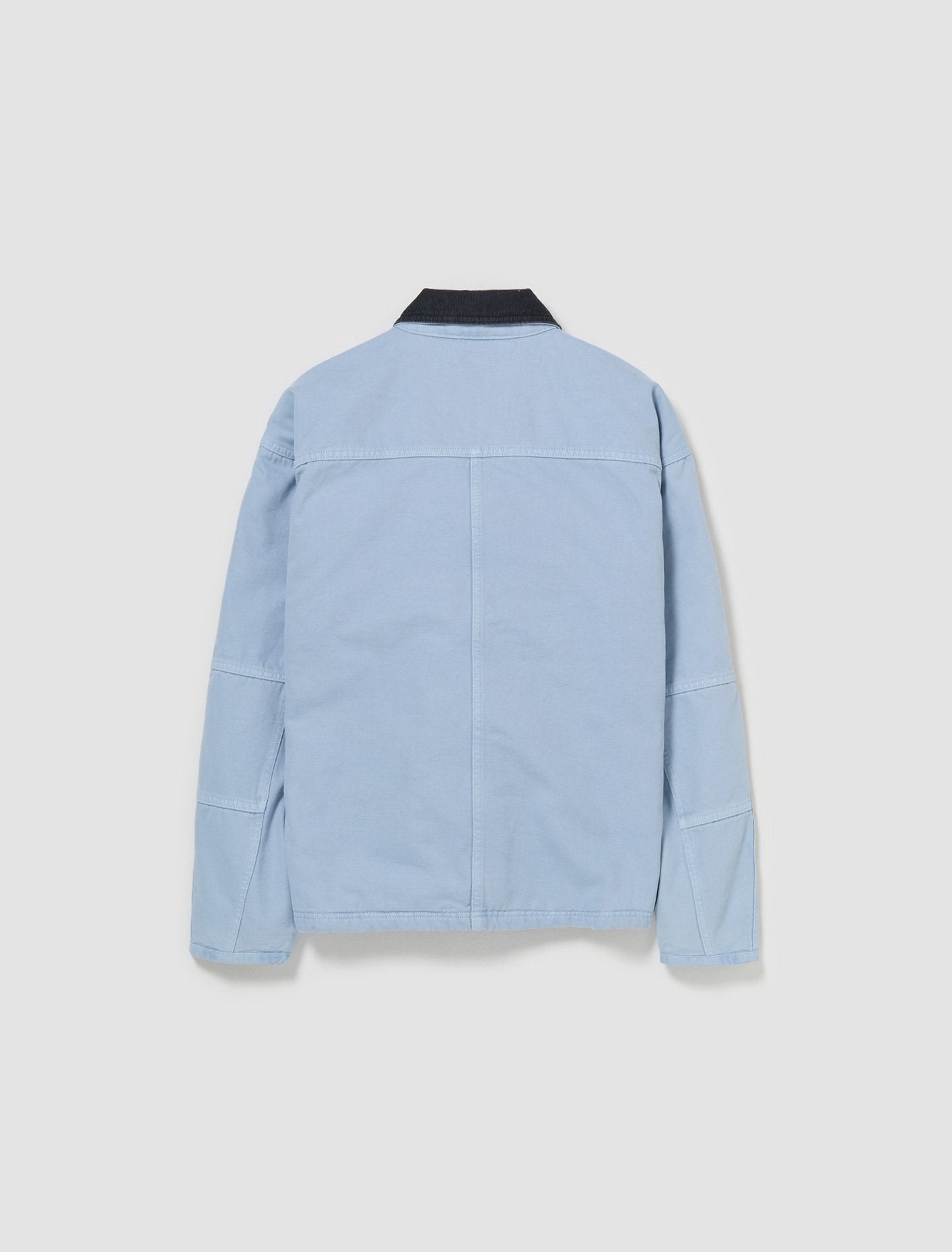 Washed Canvas Shop Jacket in Light Blue