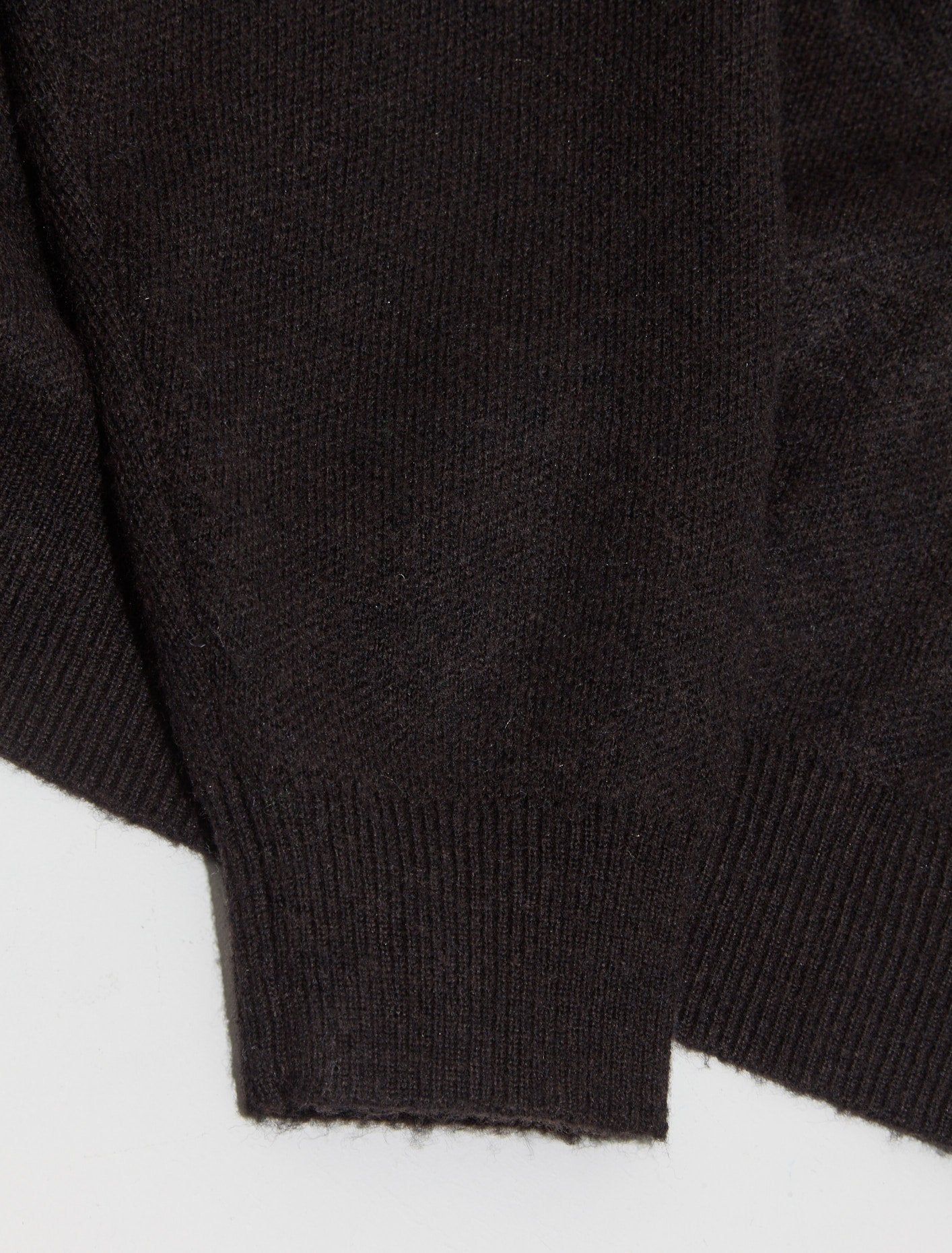 Half Zip Mock Neck Sweater in Black