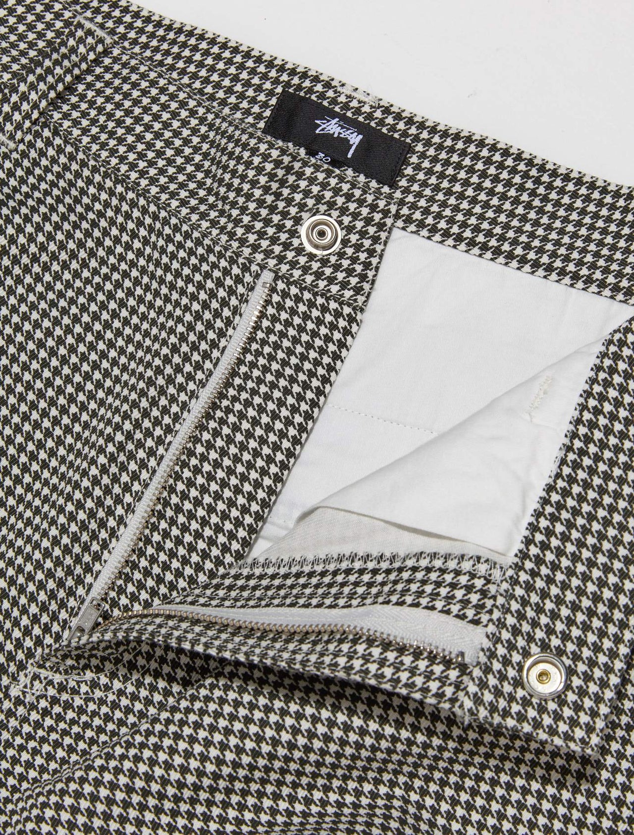 Twill Work Gear Trousers in Houndstooth