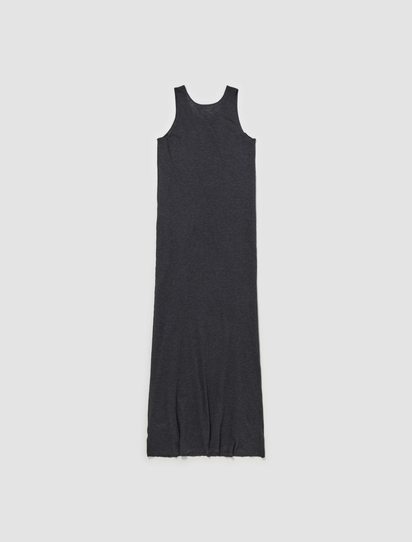 The Row Farissa Cotton-Cashmere Maxi Dress - Dark Grey Melange The Row Farissa Cotton-Cashmere Maxi Dress - Dark Grey Melange