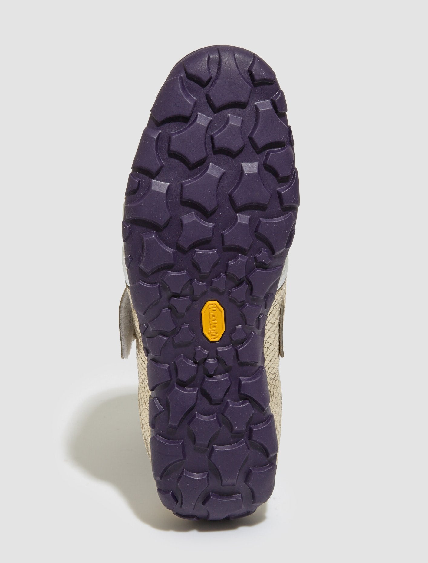 Men's Snake Print Low-Top Sneaker in Gold