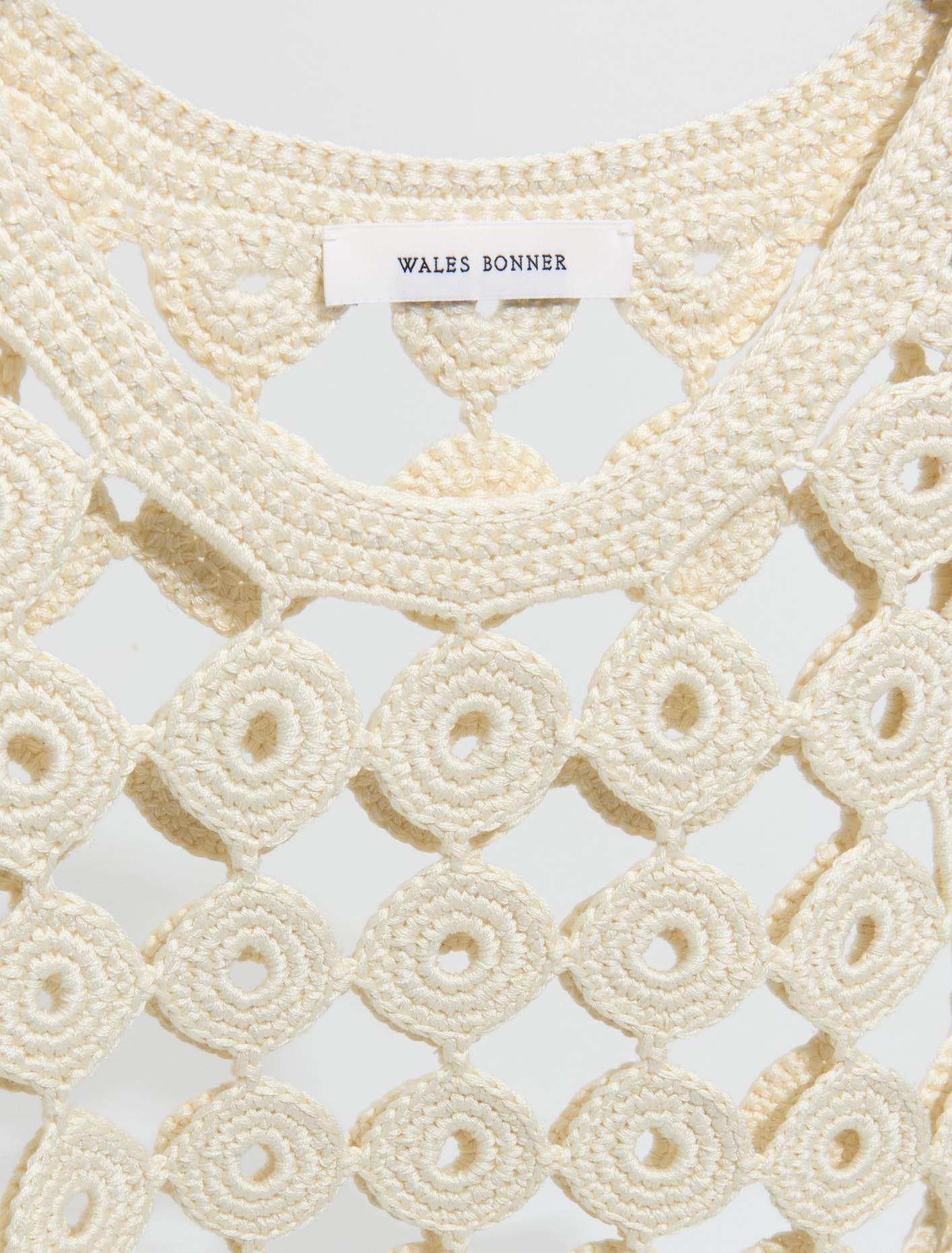 Stanza Knit Vest in Ivory