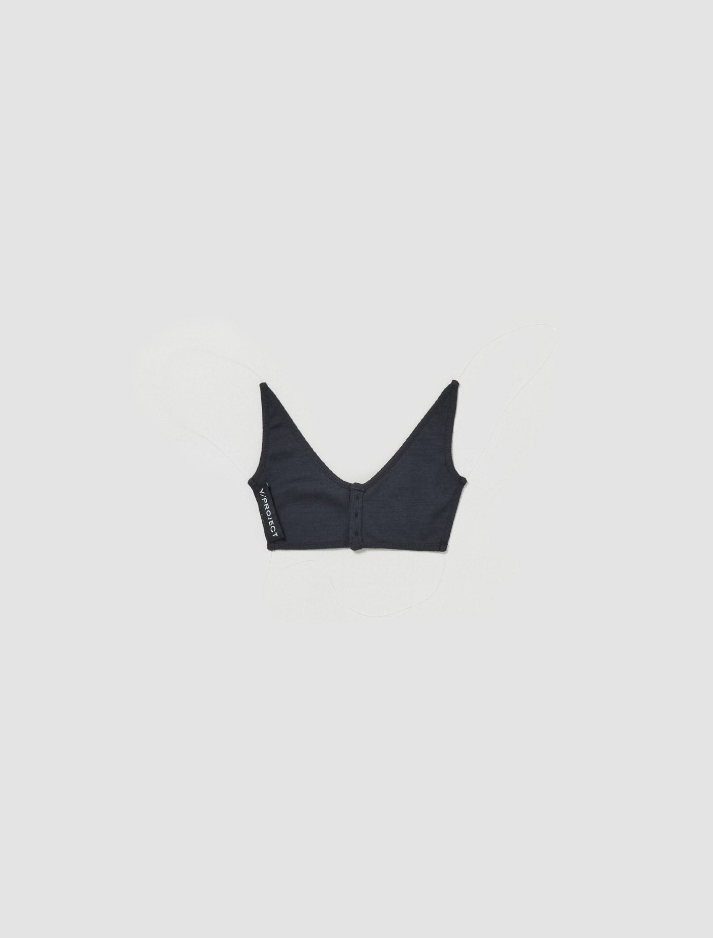 Invisible Strap Bralette in Vintage Black