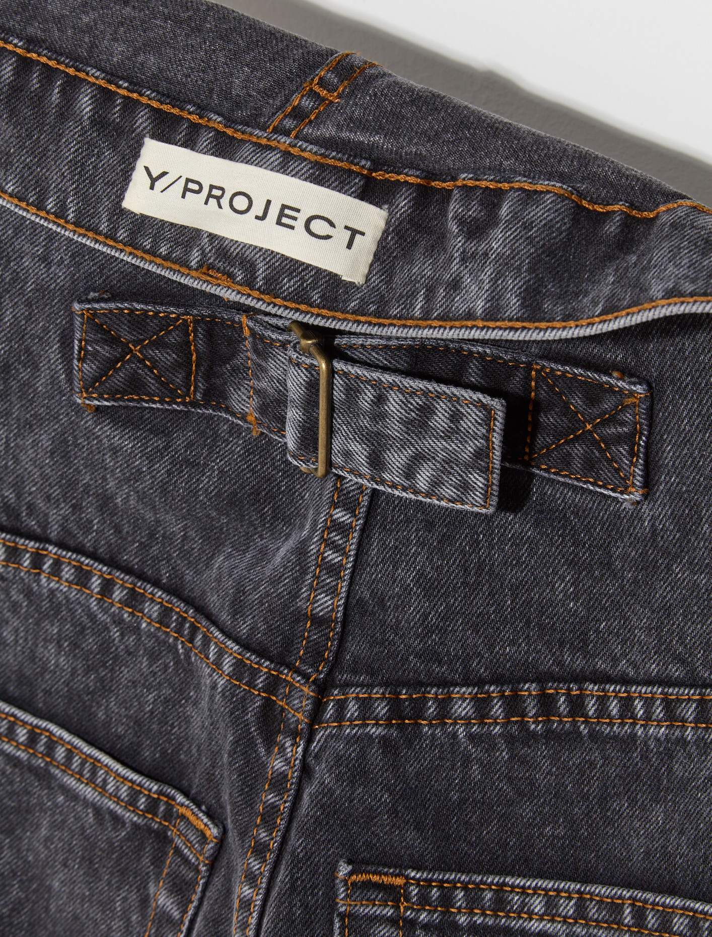 Evergreen Asymetric Waist Jeans in Vintage Black