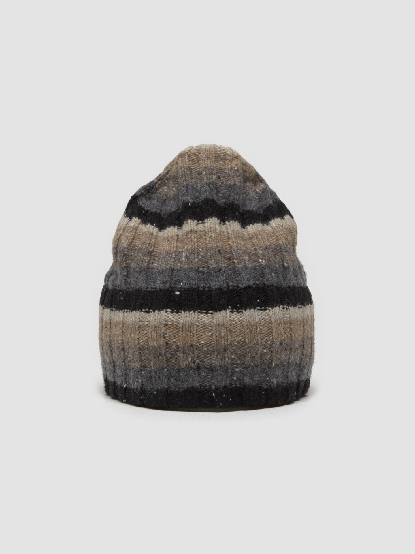 Wool Beanie in Stripe