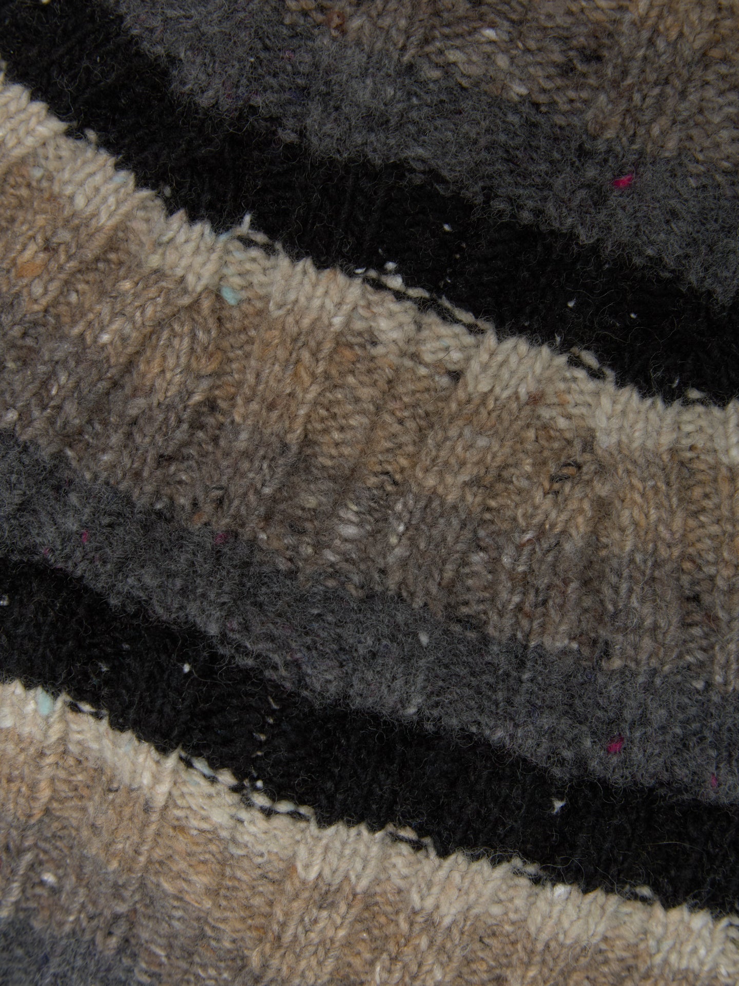 Wool Beanie in Stripe