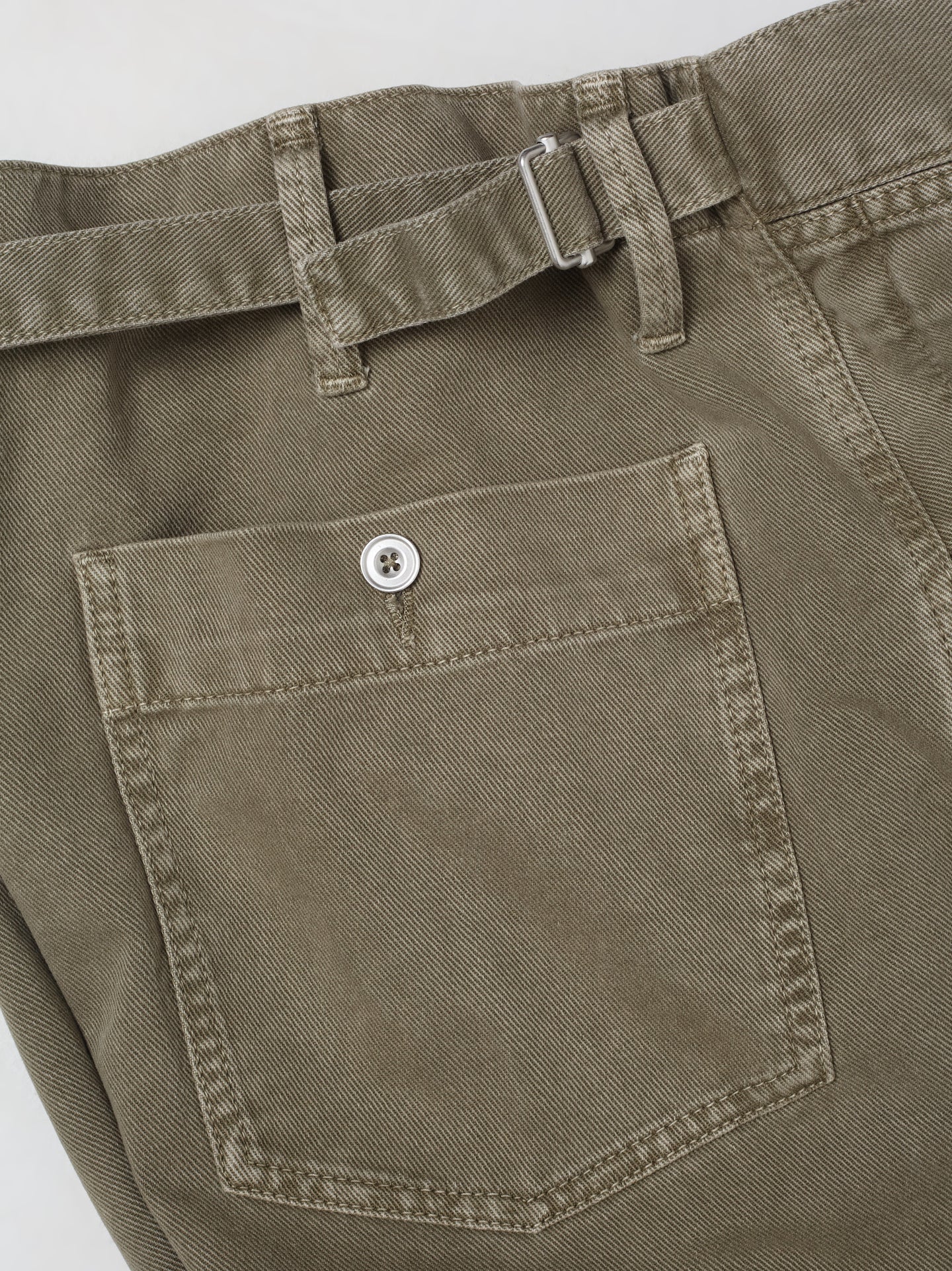 Judo Pants in Denim Snow Olive