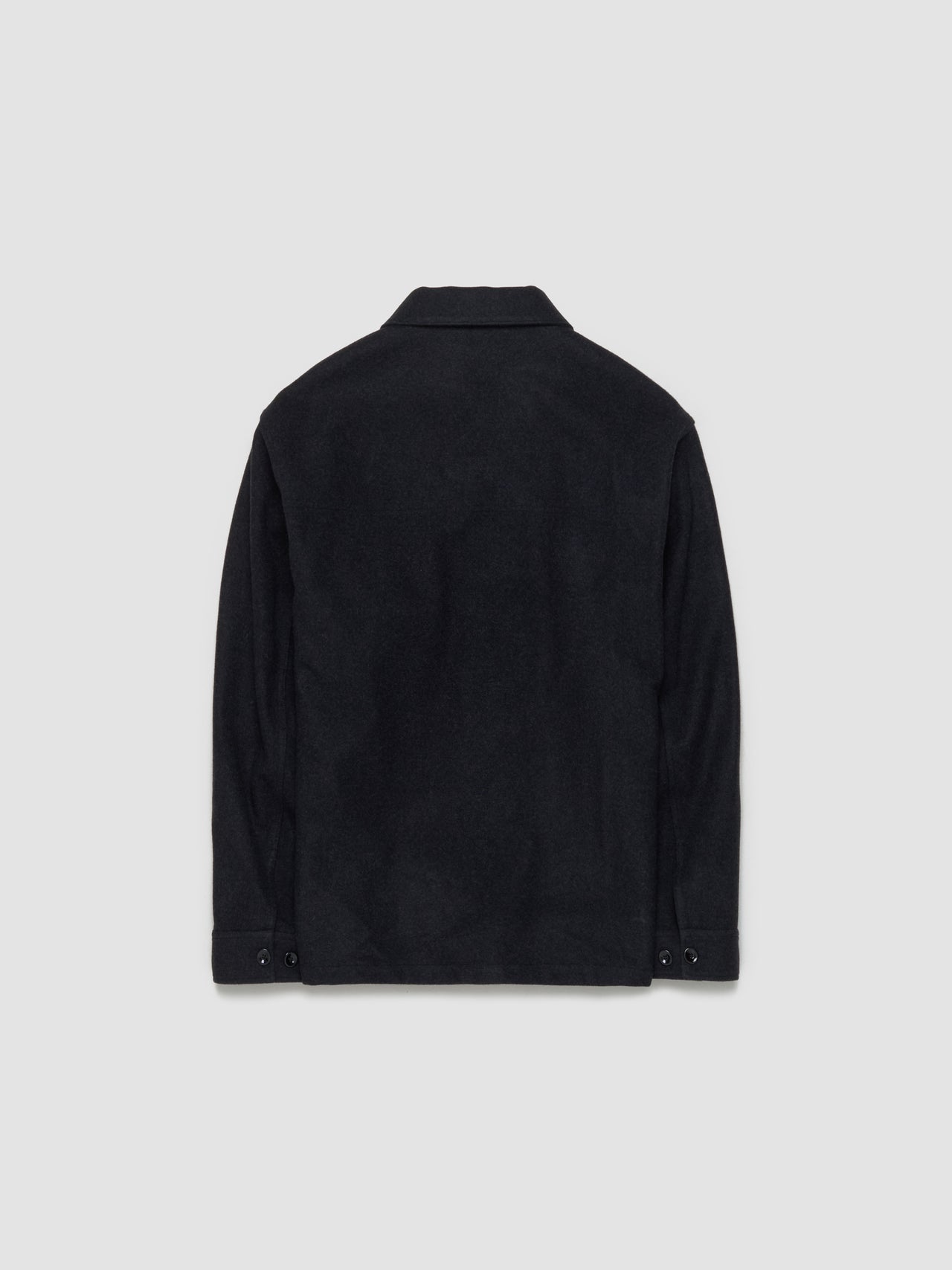 One Pocket Overshirt in Ash Black