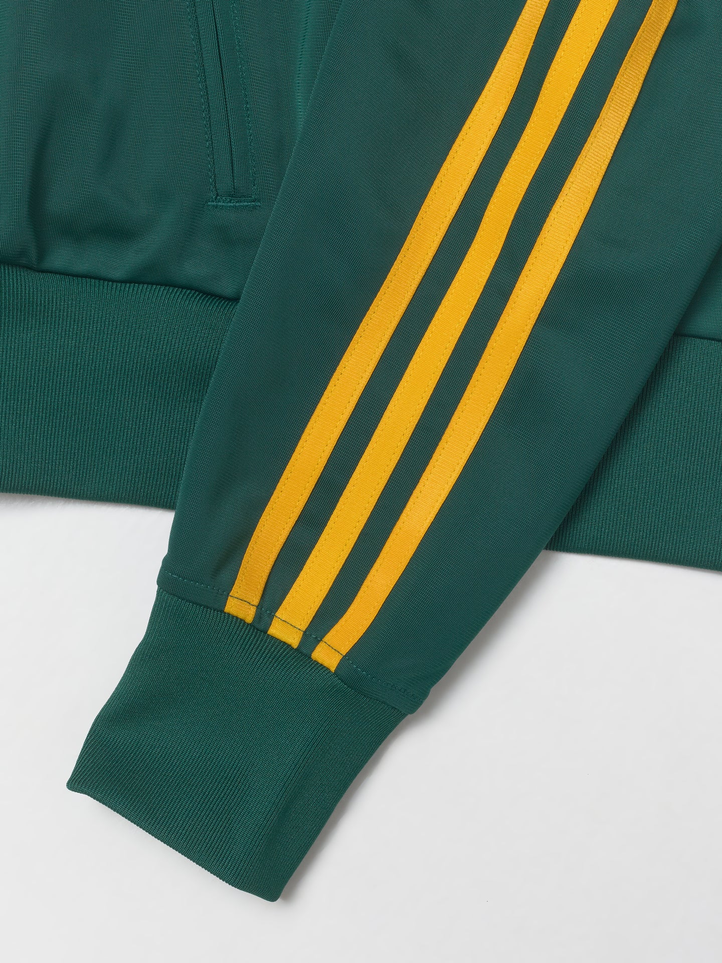 Firebird Loose Track Top in Collegiate Green & Crew Yellow