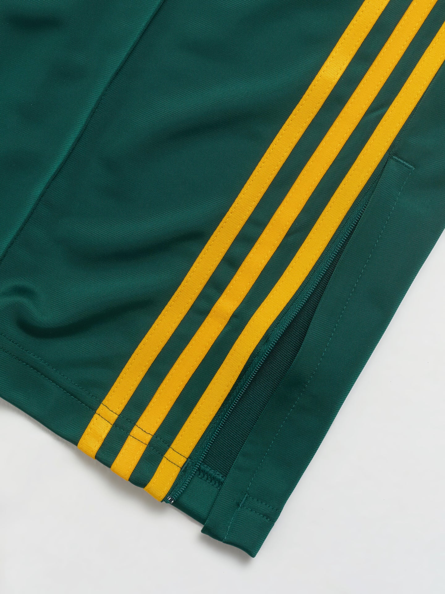 Firebird Loose Track Pants in Collegiate Green & Crew Yellow