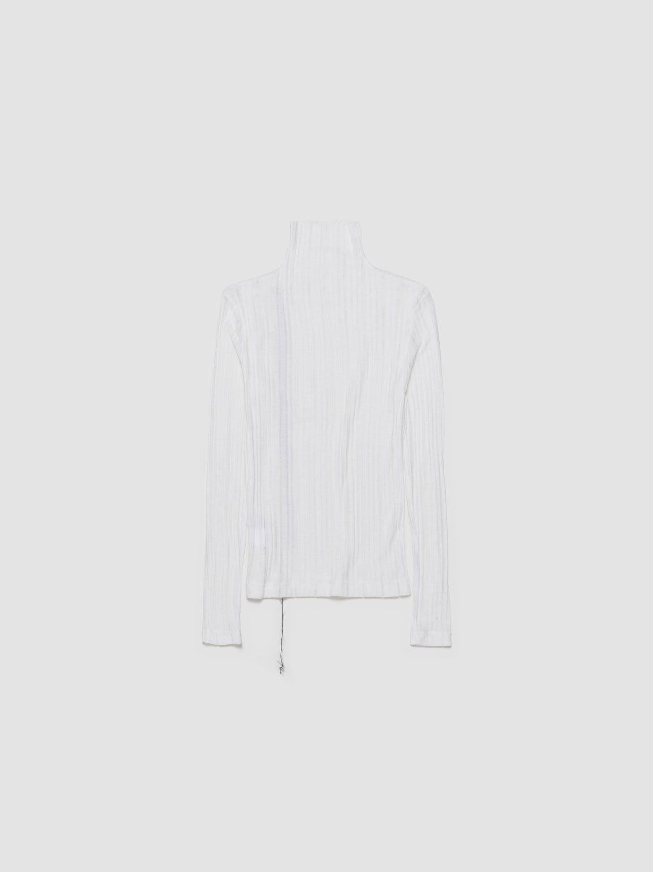 Oyster Turtleneck Top in White