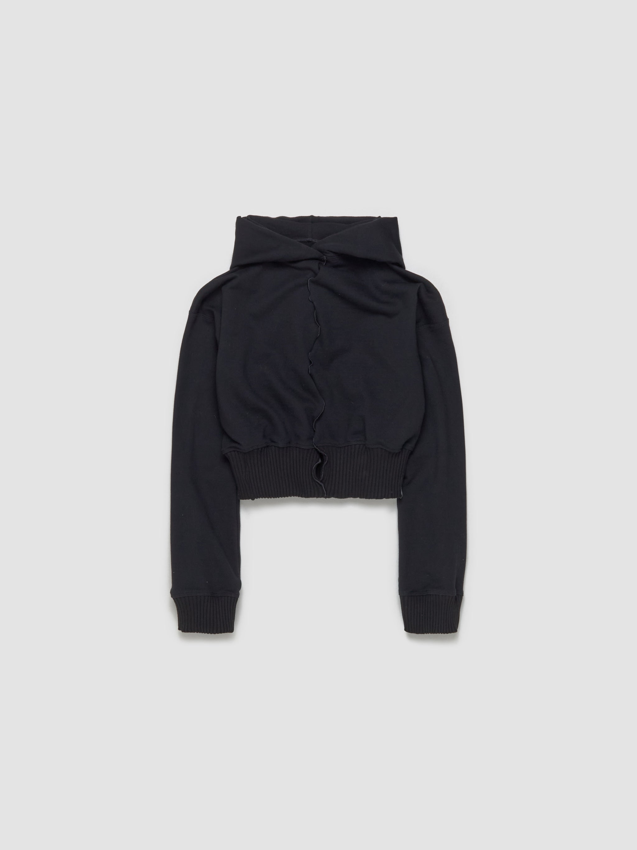 Draped Jumper in Black