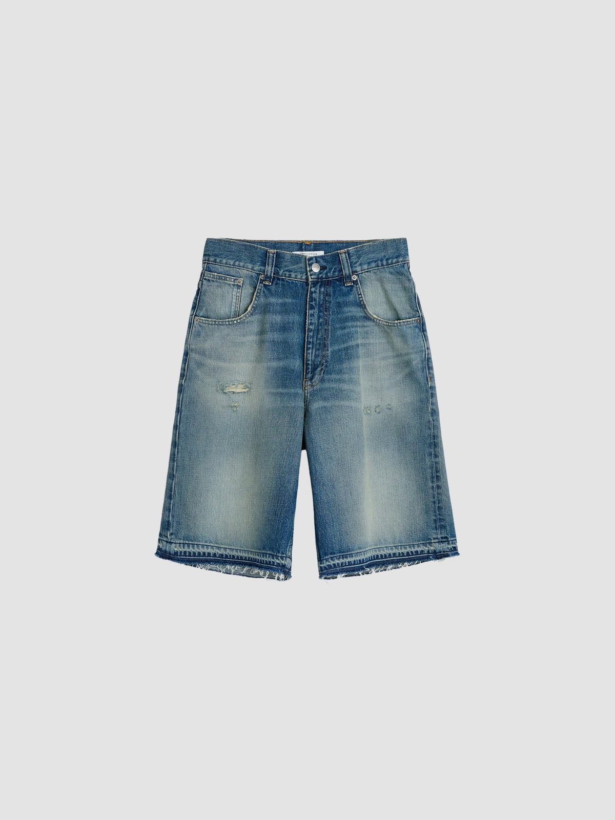 Super Wide Shorts in Well Worn Blue